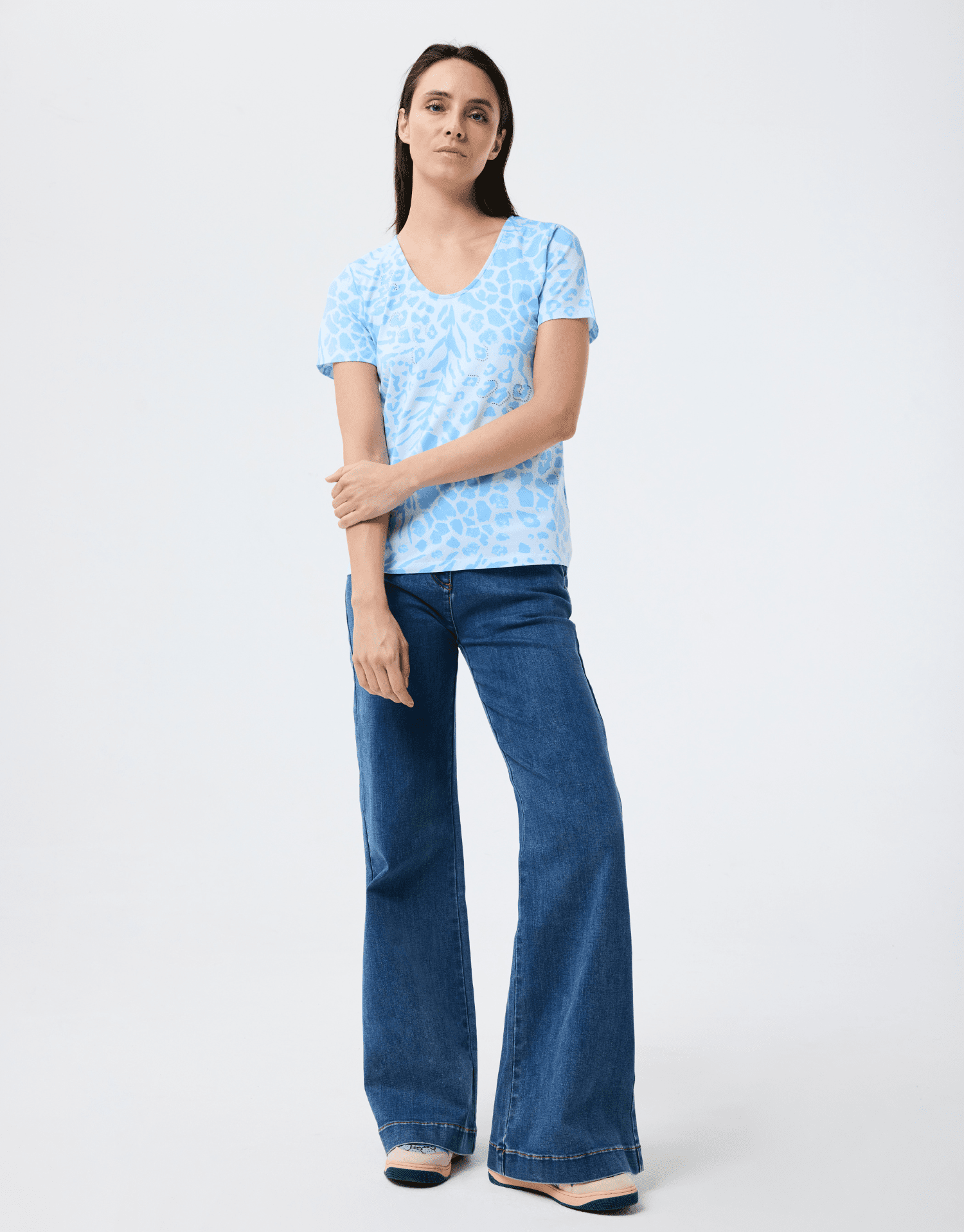 T-shirt imprimé fleuri