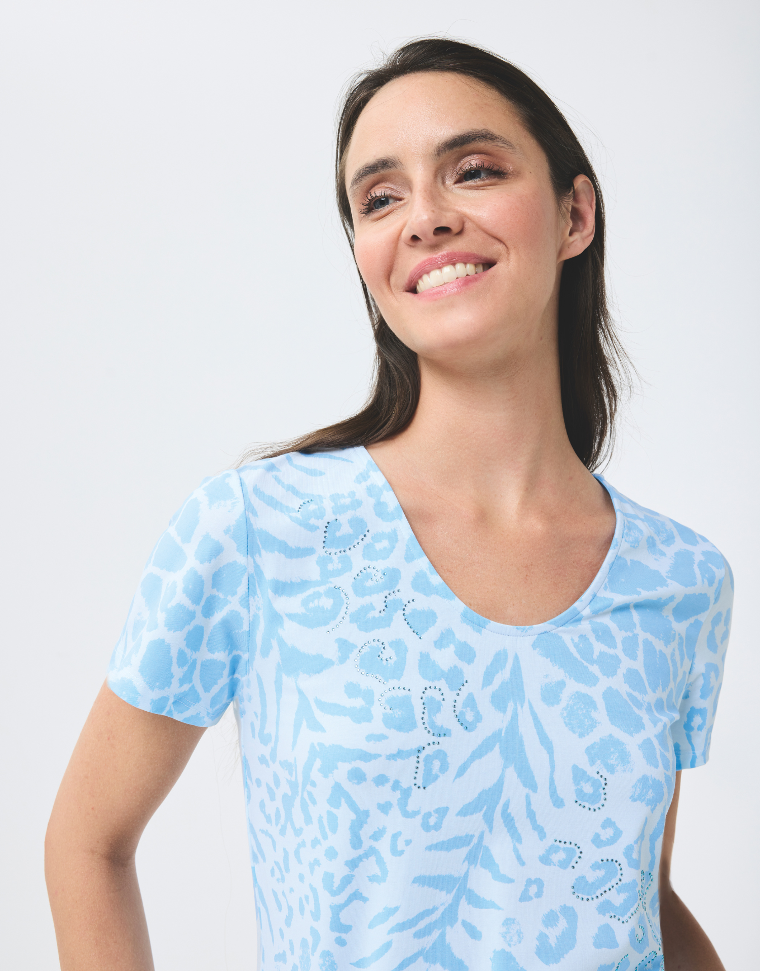 T-shirt Fiona imprimé fleuri