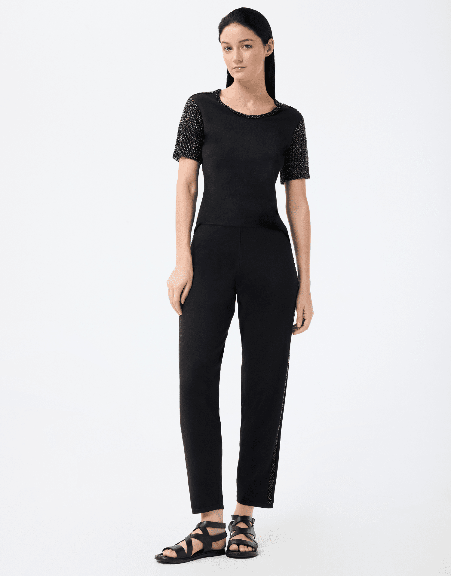 Pull à manches courtes