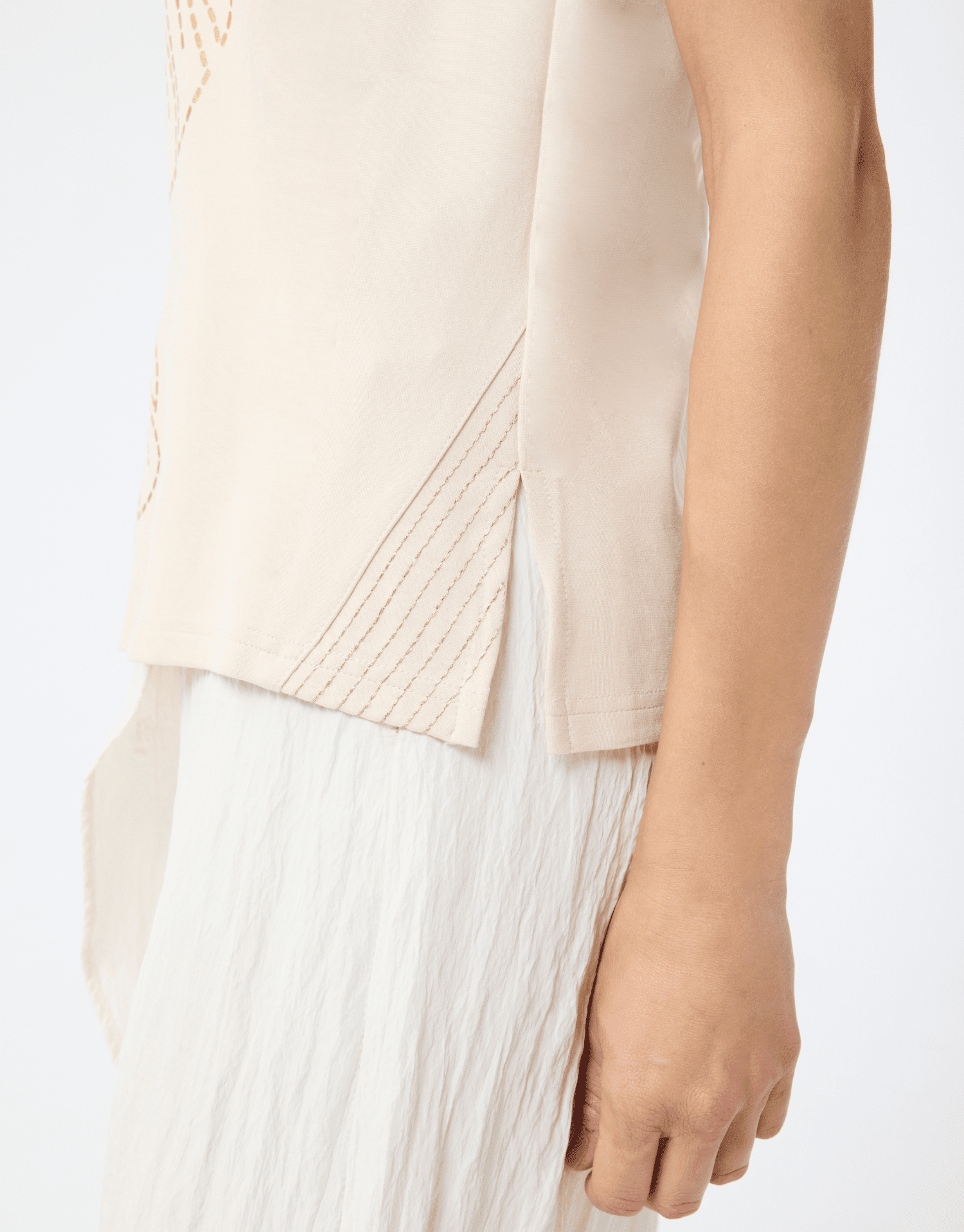 T-shirt à motif fleuri