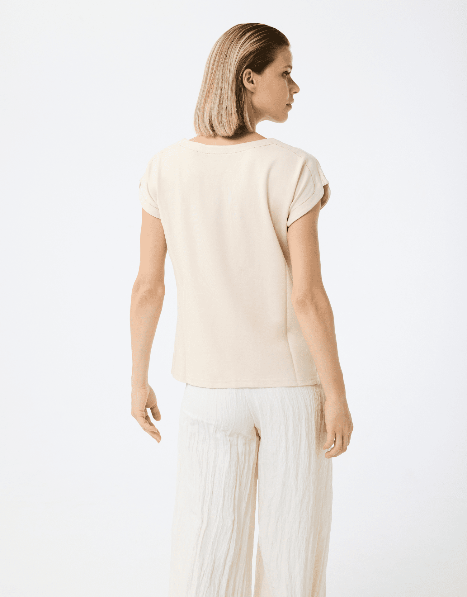 T-shirt à motif fleuri