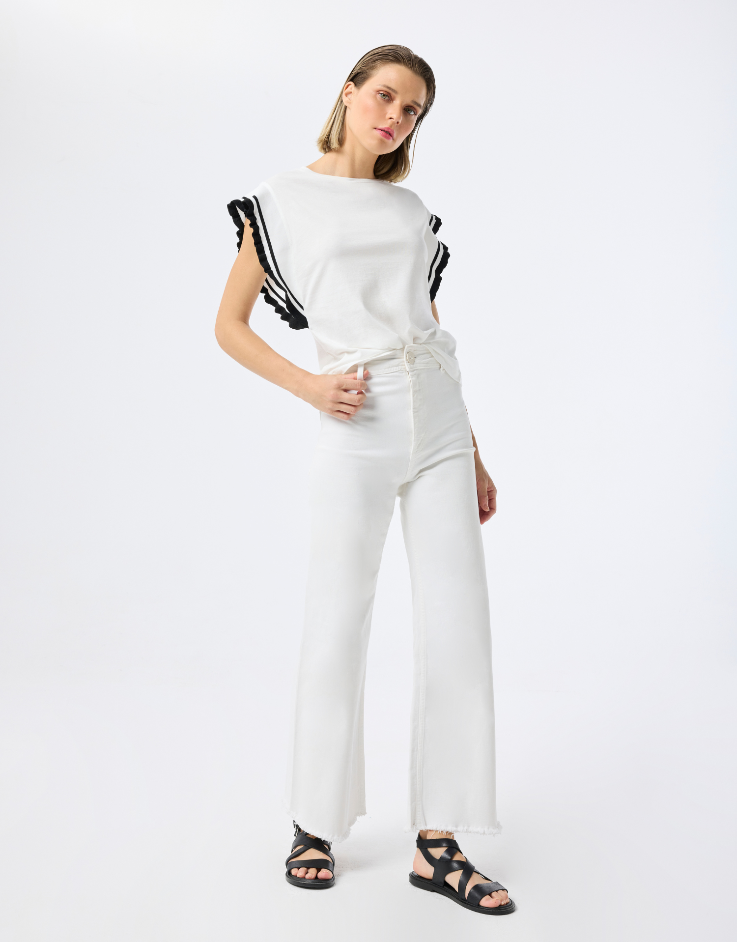 T-shirt Maeva avec col bateau