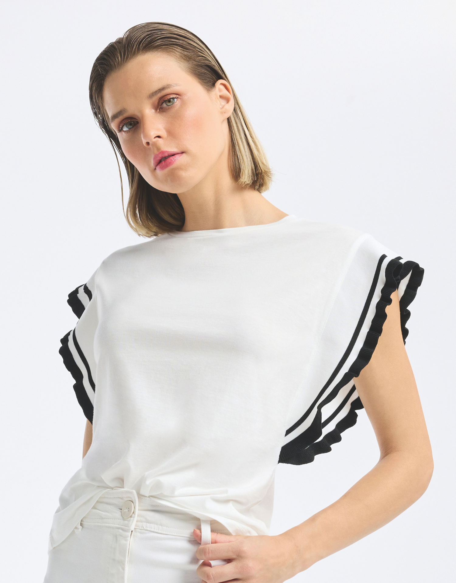 T-shirt Maeva avec col bateau