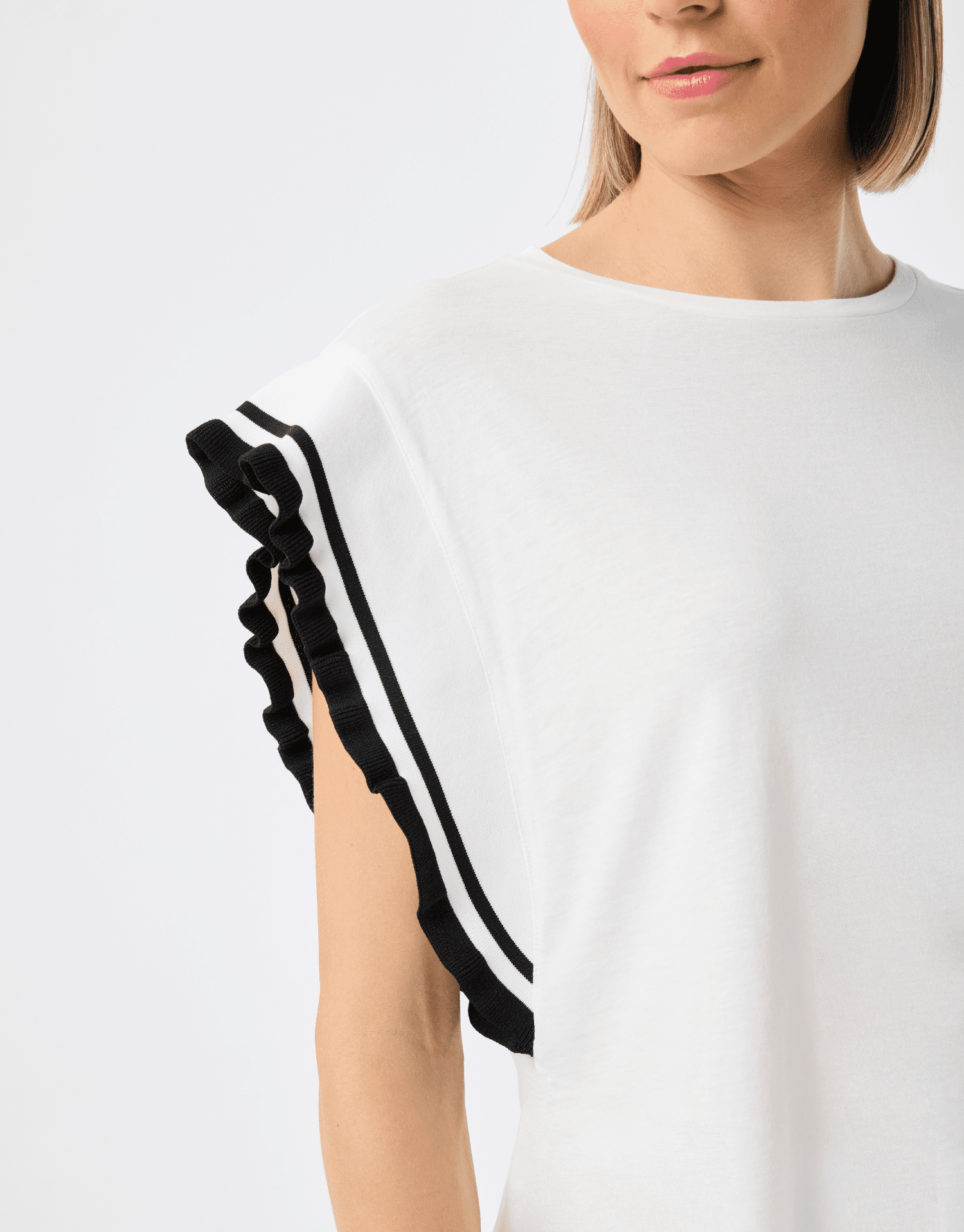 T-shirt avec col bateau