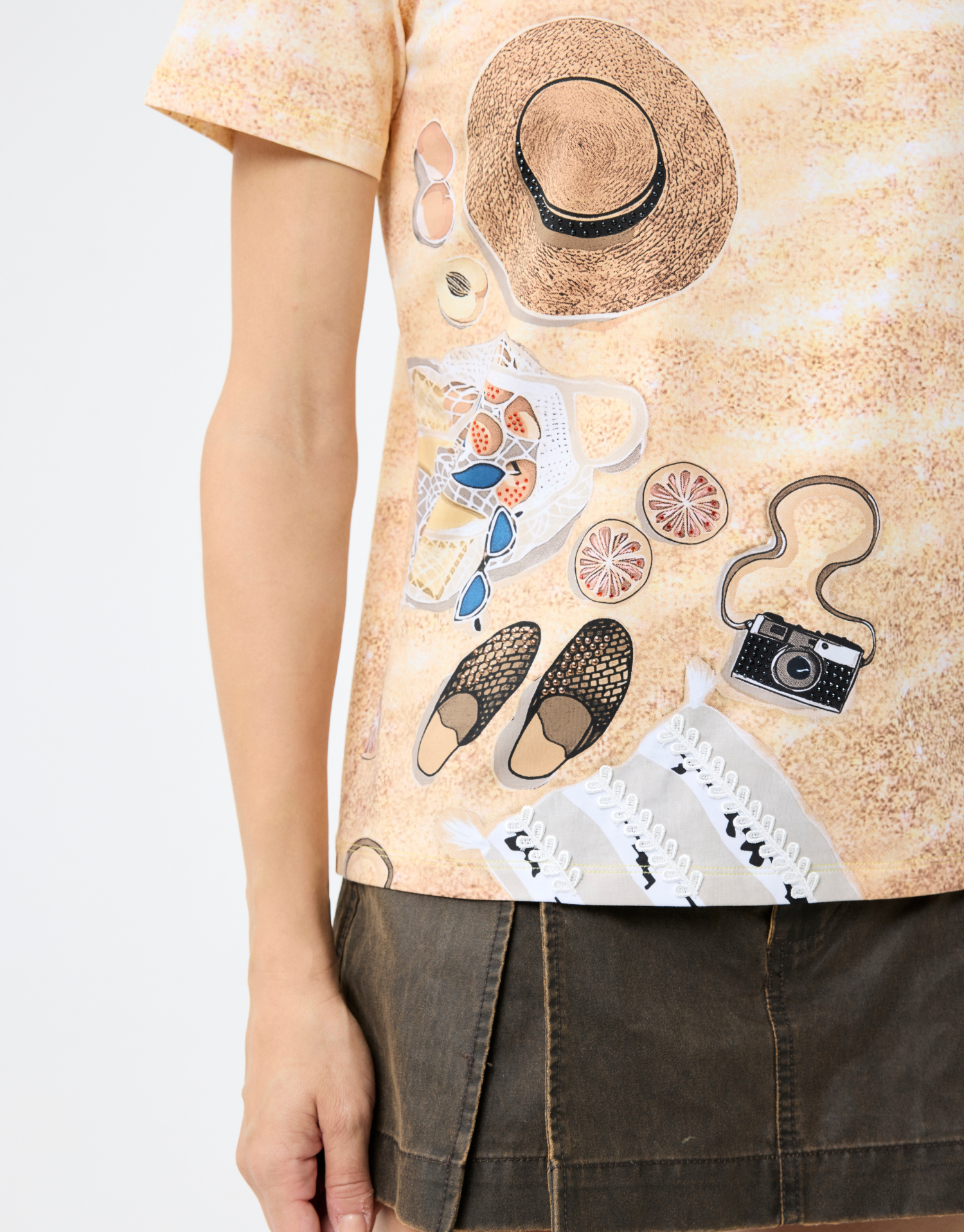 T-shirt Playa en coton respirant