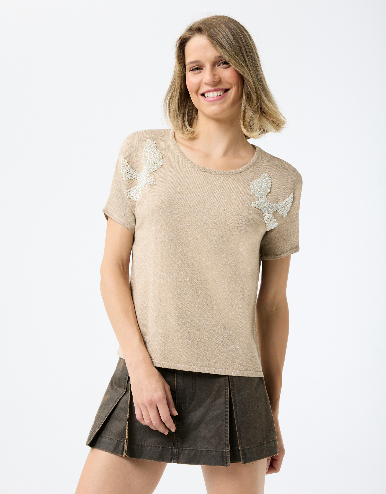 T-shirt Astride met borduurwerk