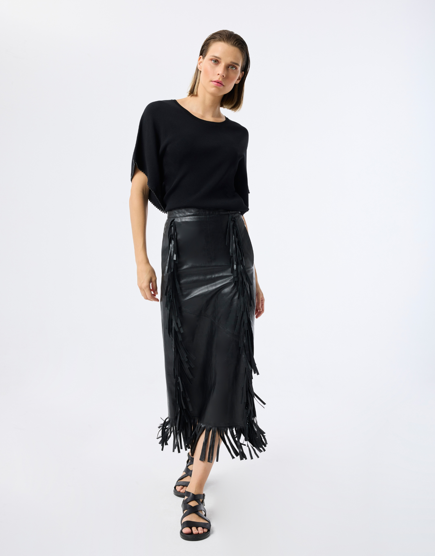 Pull Kenza met vleermuismouwen