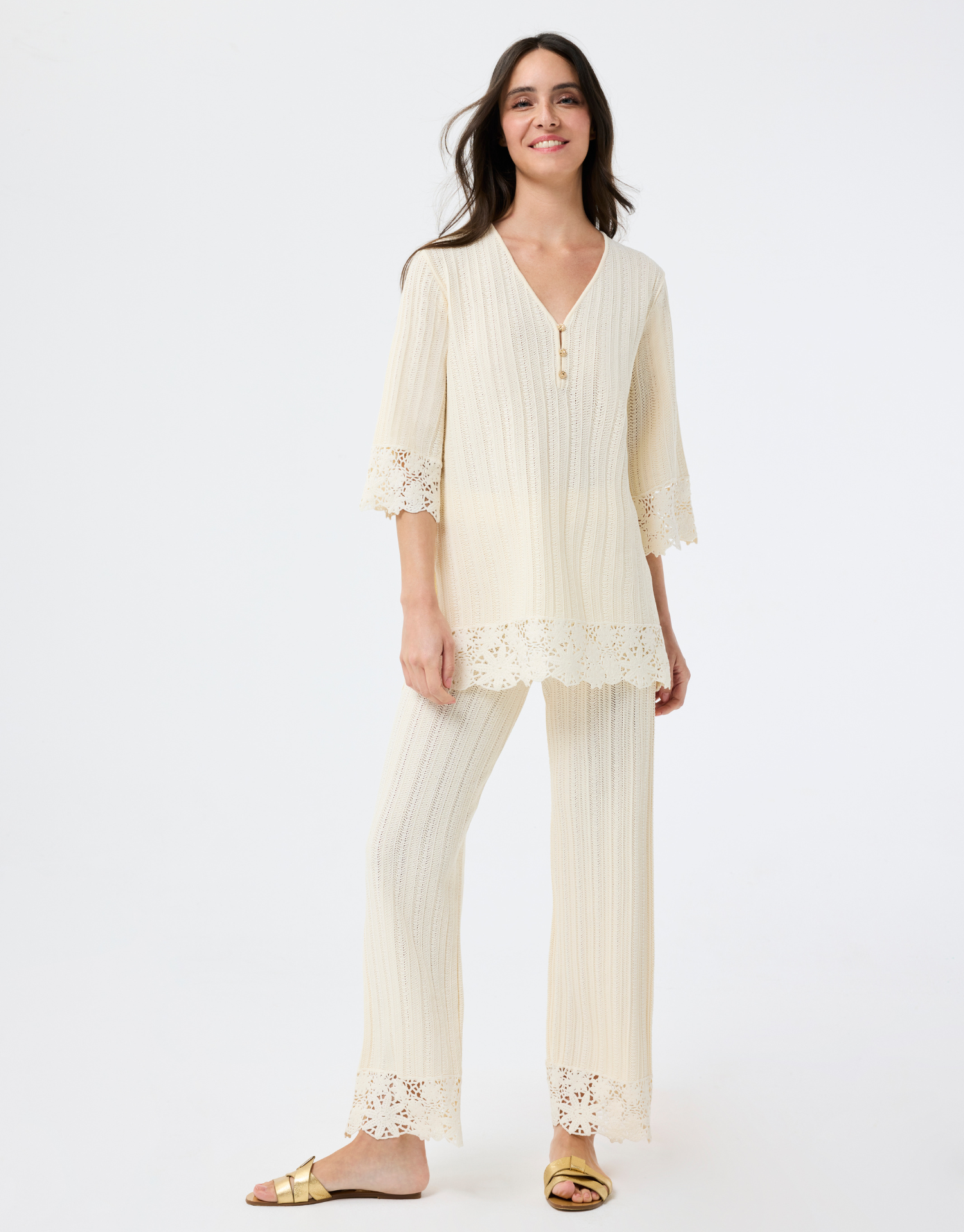 Pull Melissa avec broderies bohèmes