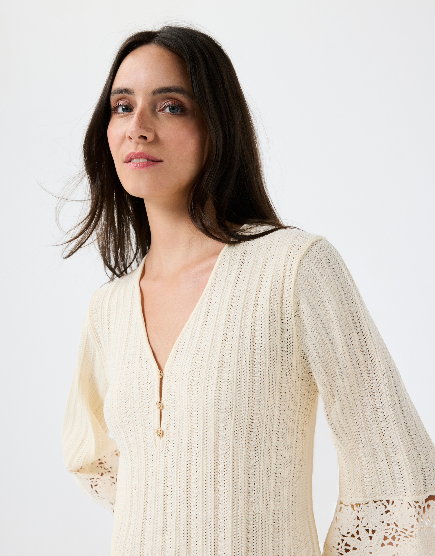 Pull Melissa avec broderies bohèmes