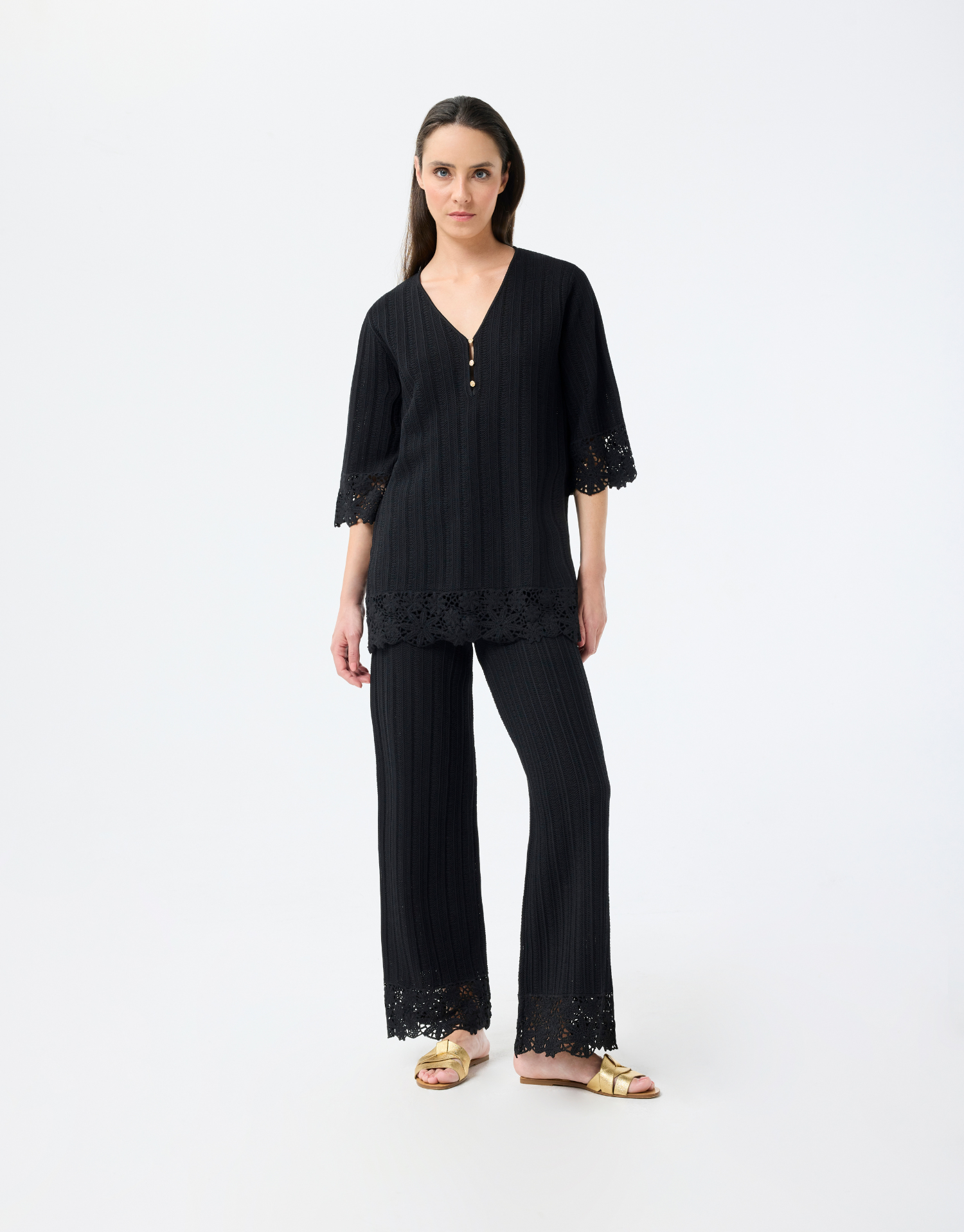 Pull Melissa avec broderies bohèmes
