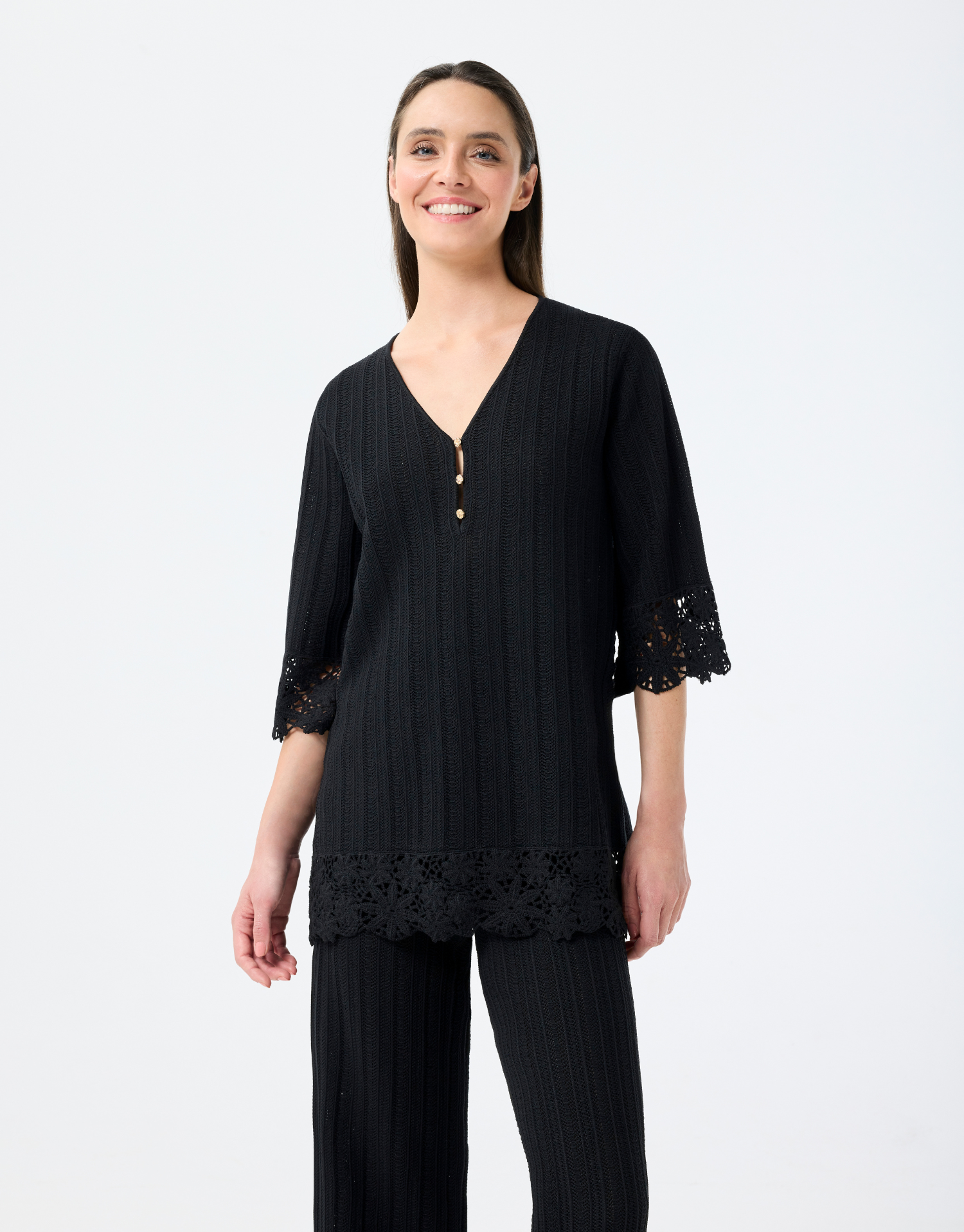 Pull Melissa avec broderies bohèmes