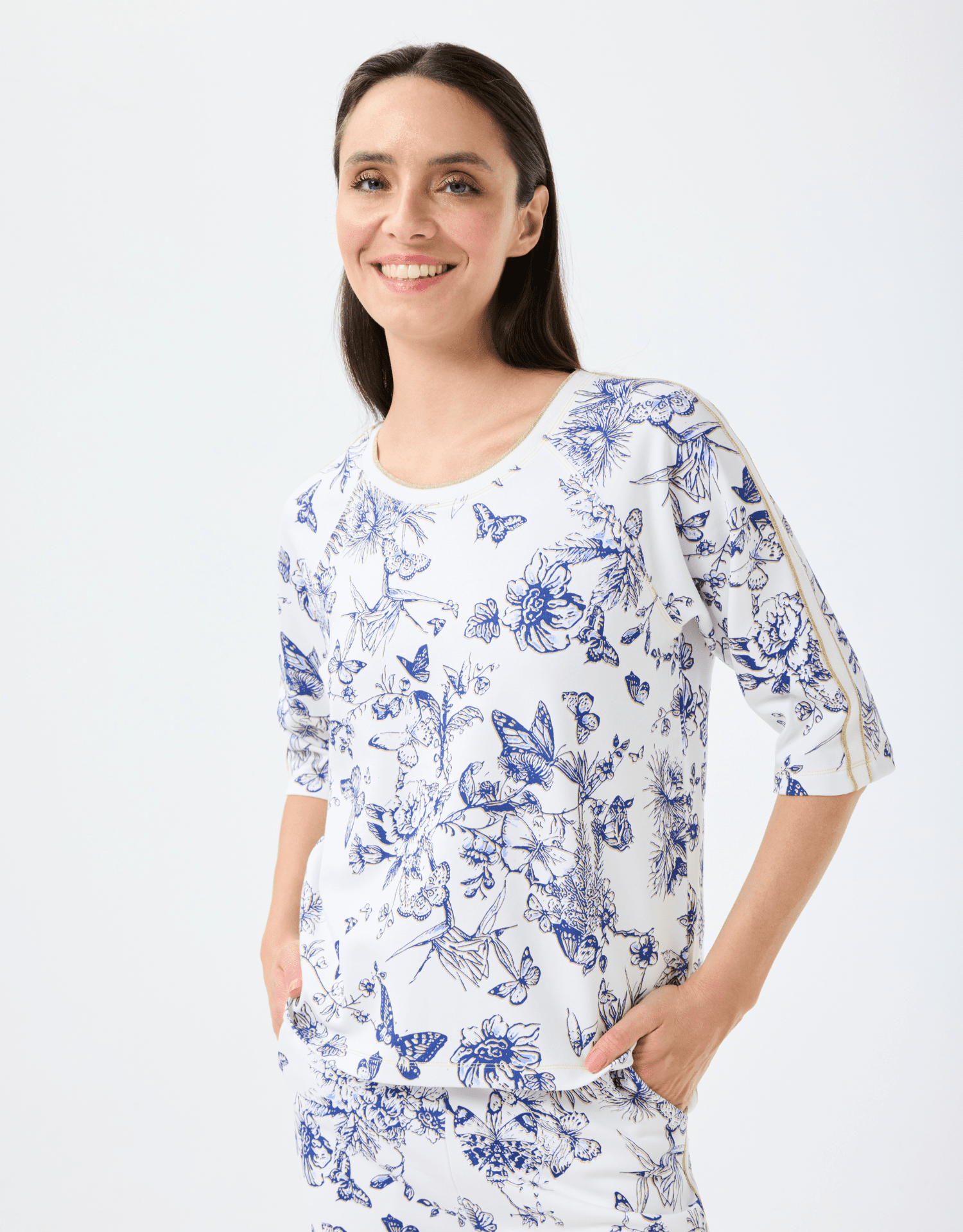 Top Oberkampf en toile de Jouy