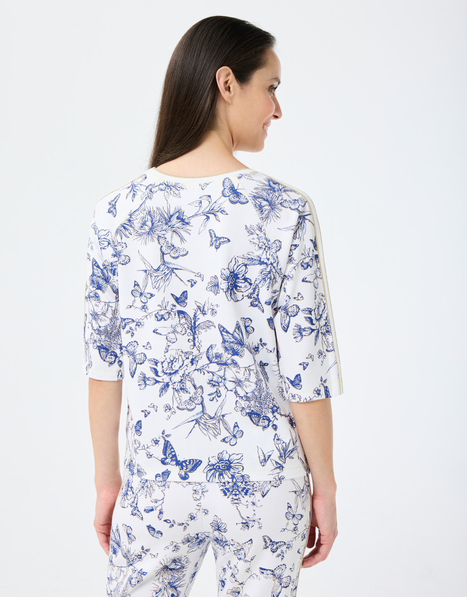 Top Oberkampf in toile de Jouy