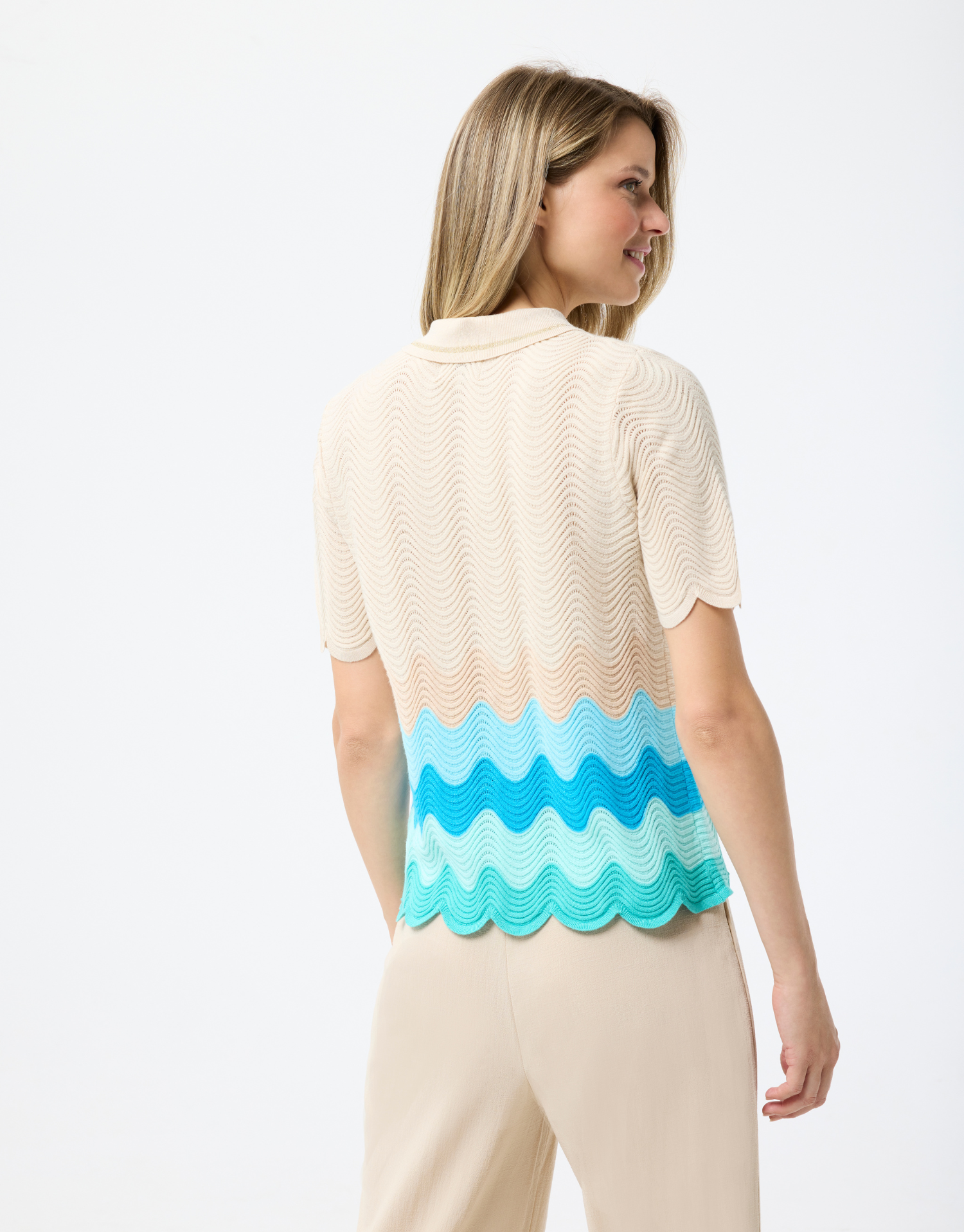 Sweater Vaiana with shirt collar