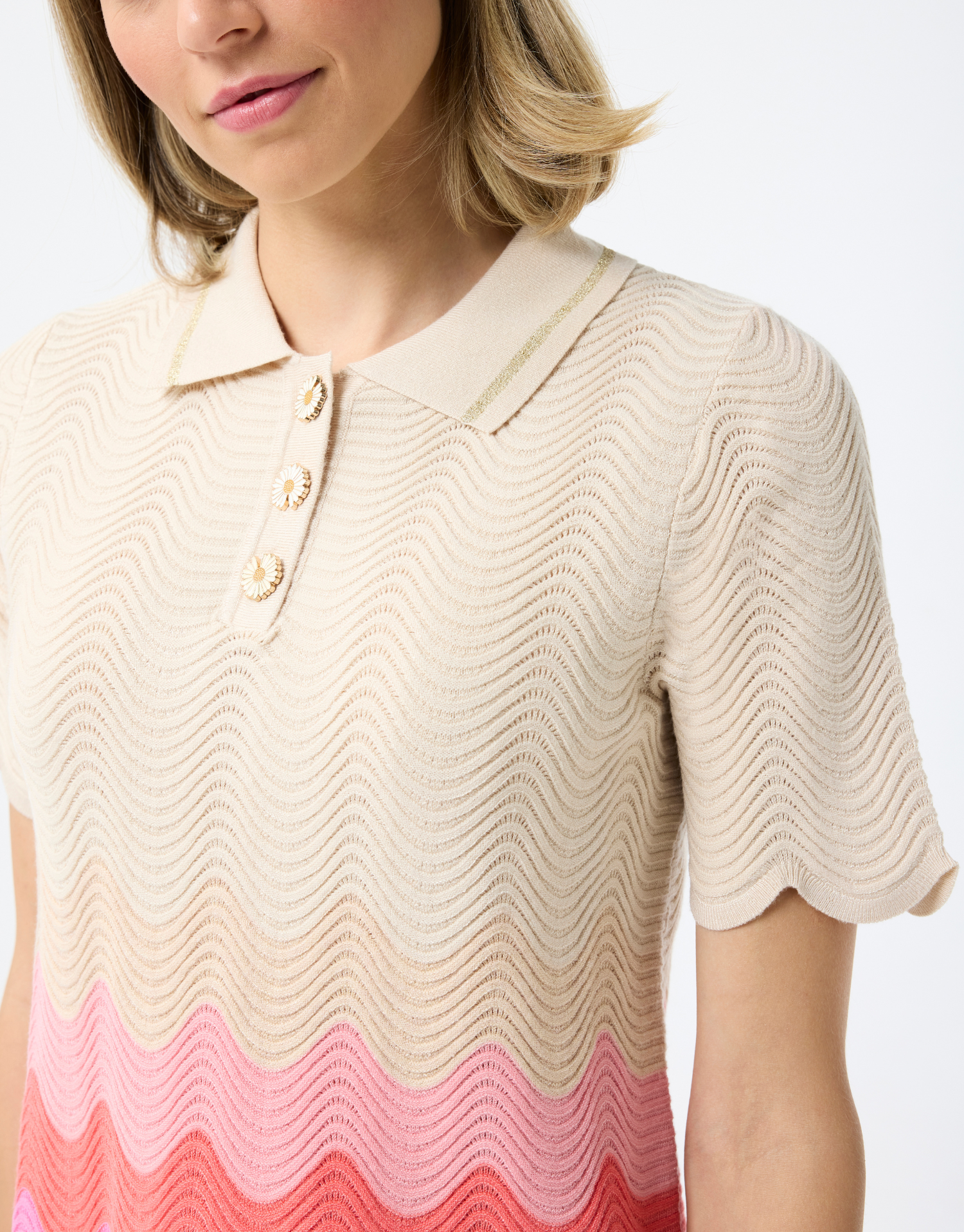 Sweater Vaiana with shirt collar