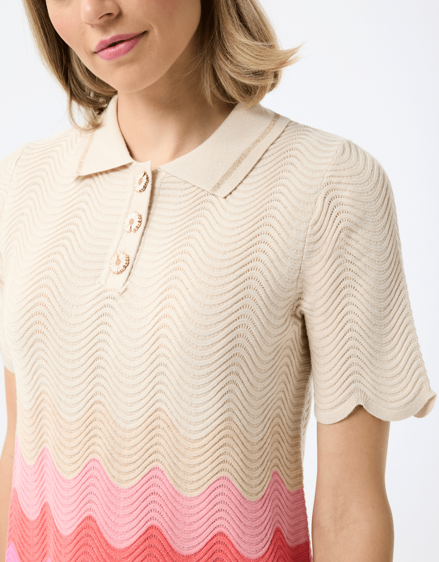 Pull avec col chemise