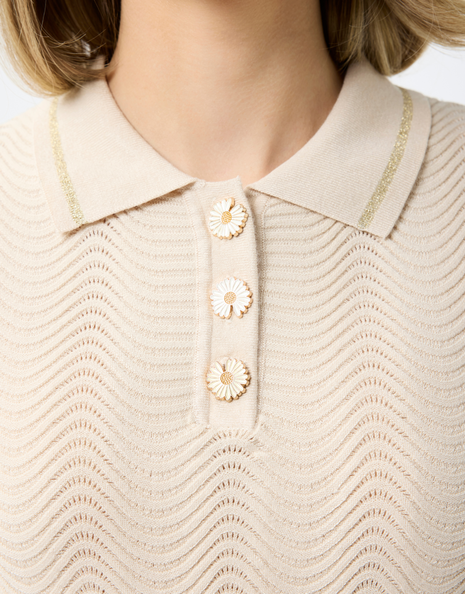 Sweater Vaiana with shirt collar