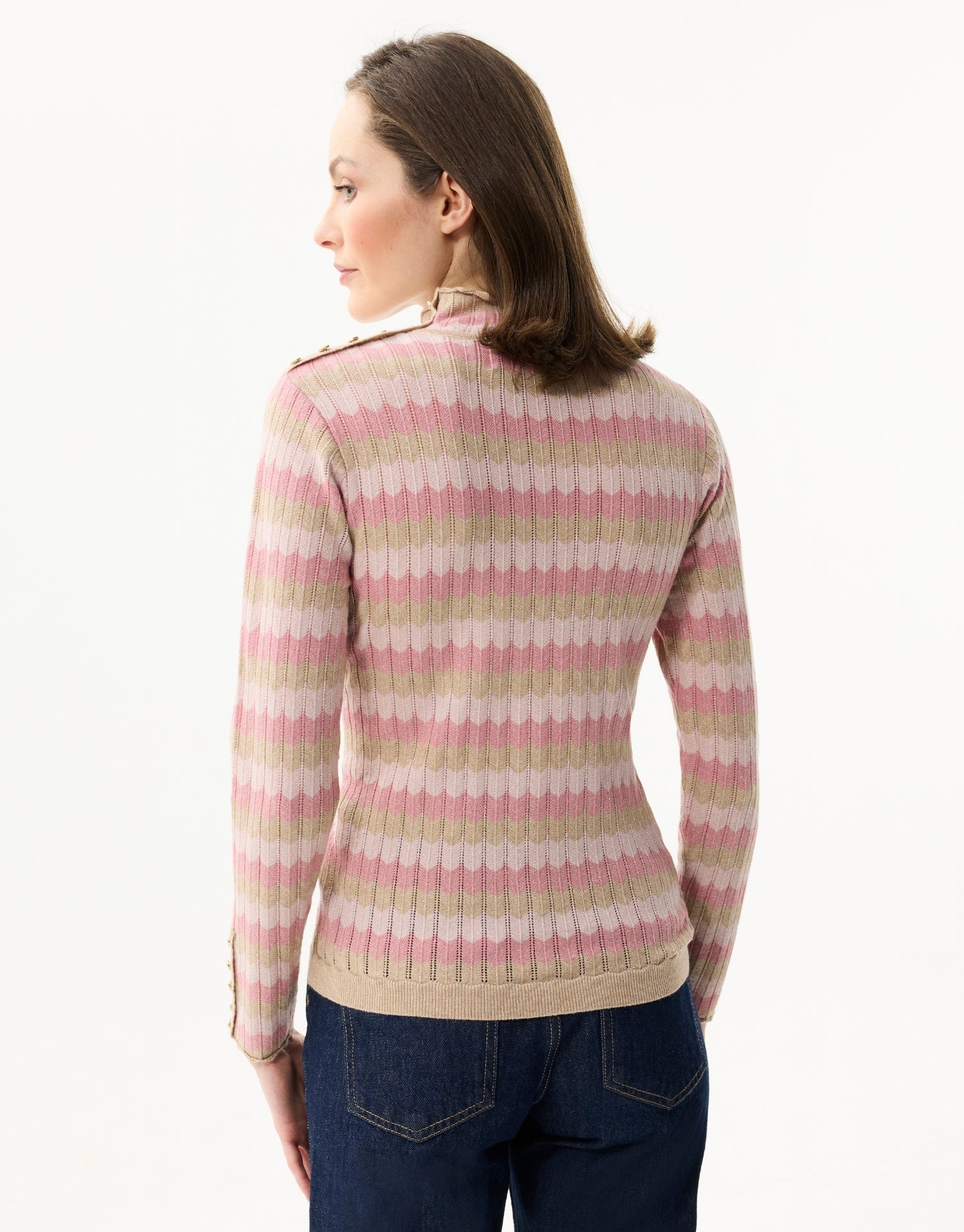 Sparkling striped sweater