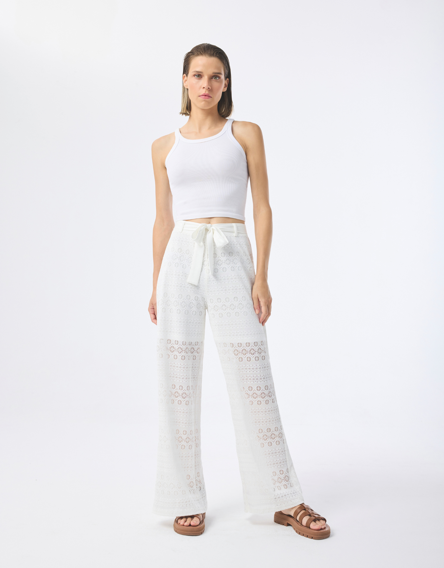 Pantalon en dentelle