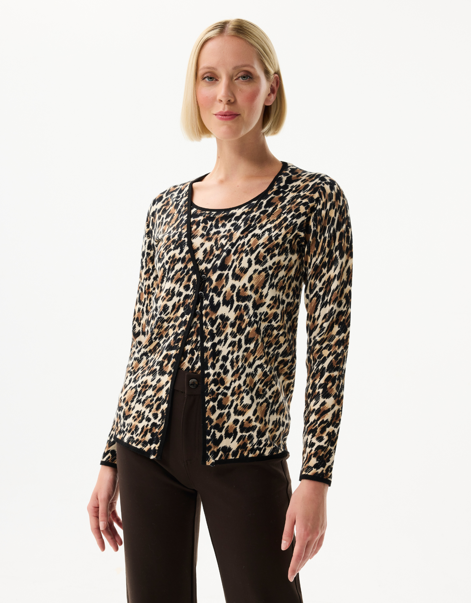 T-win women's leopard print set