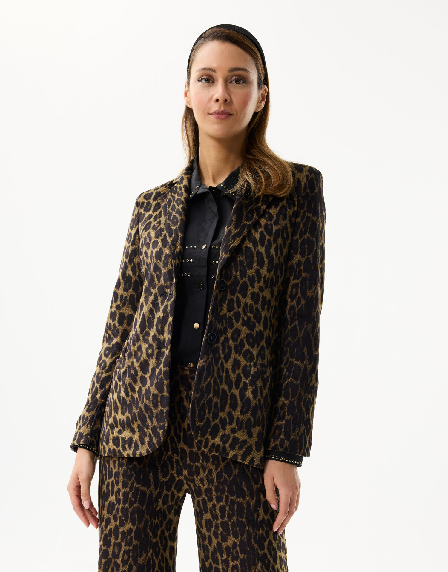 Veste femme imprimé léopard