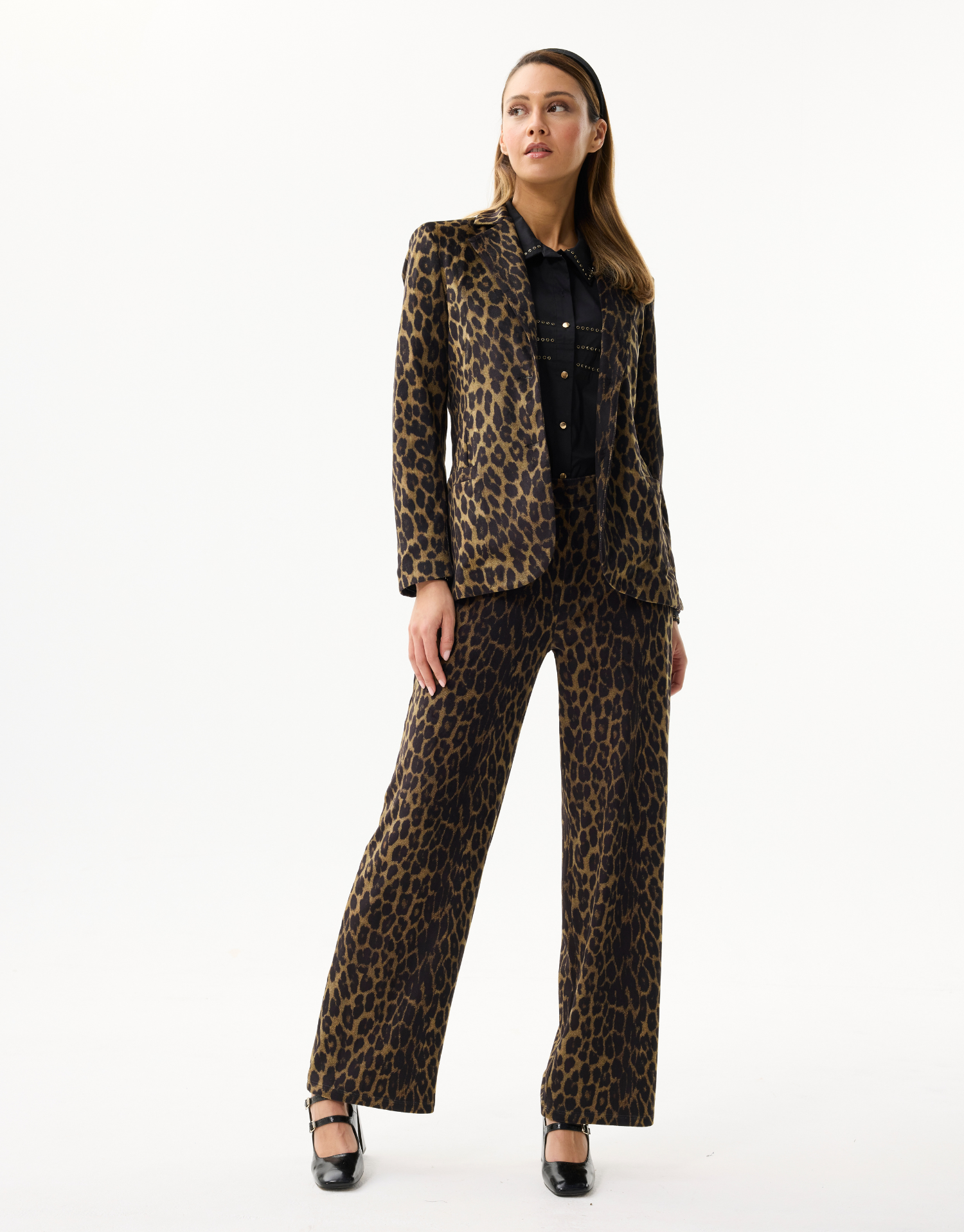Veste femme imprimé léopard
