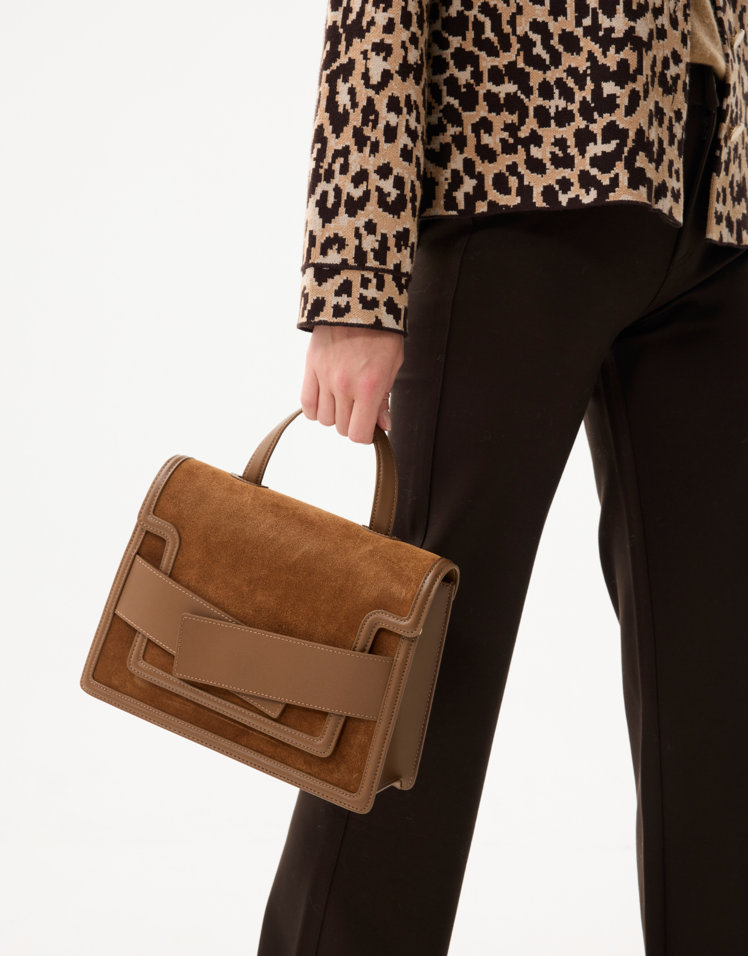 SAC LEO CUIR SUEDE