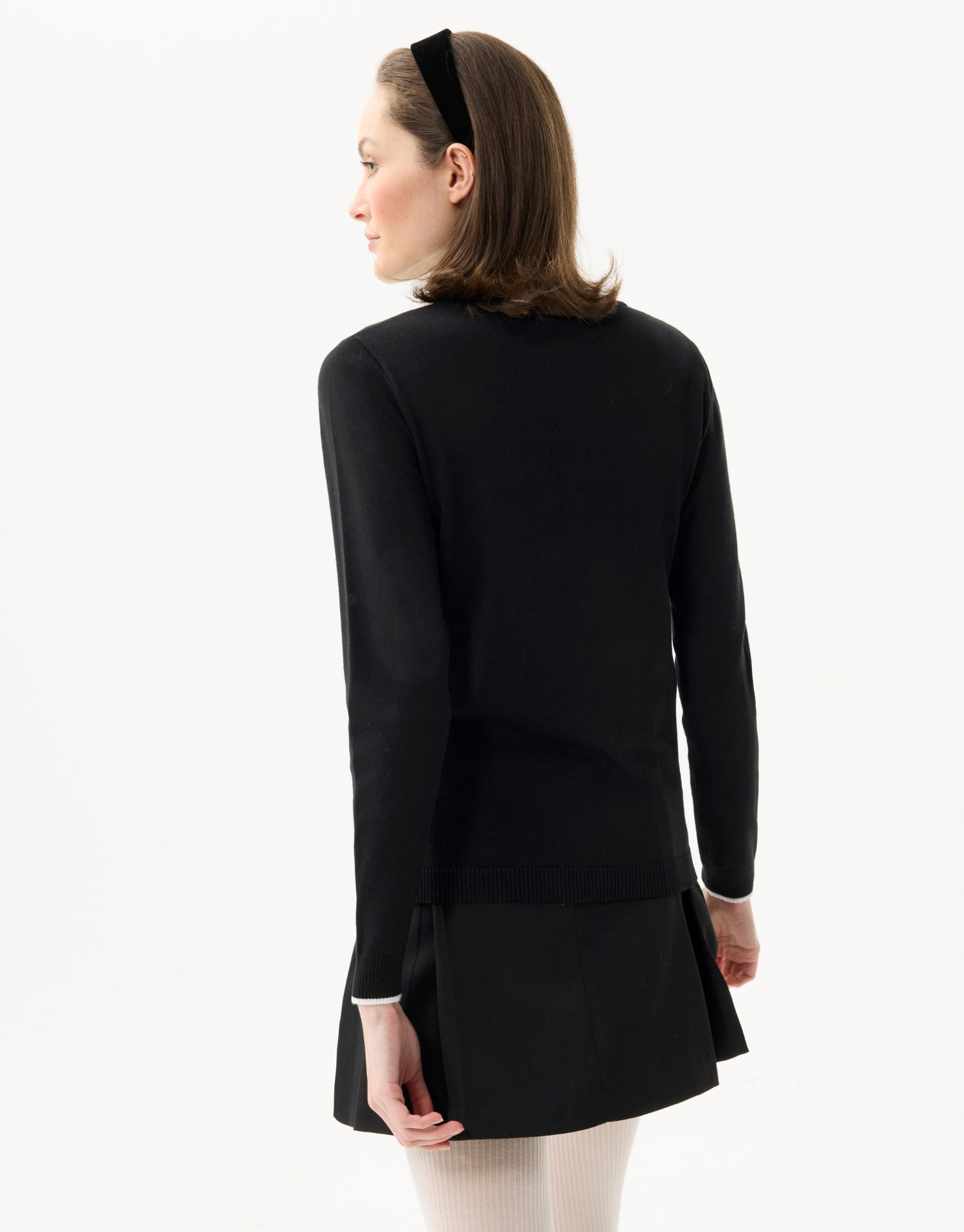 Pull noir design chien