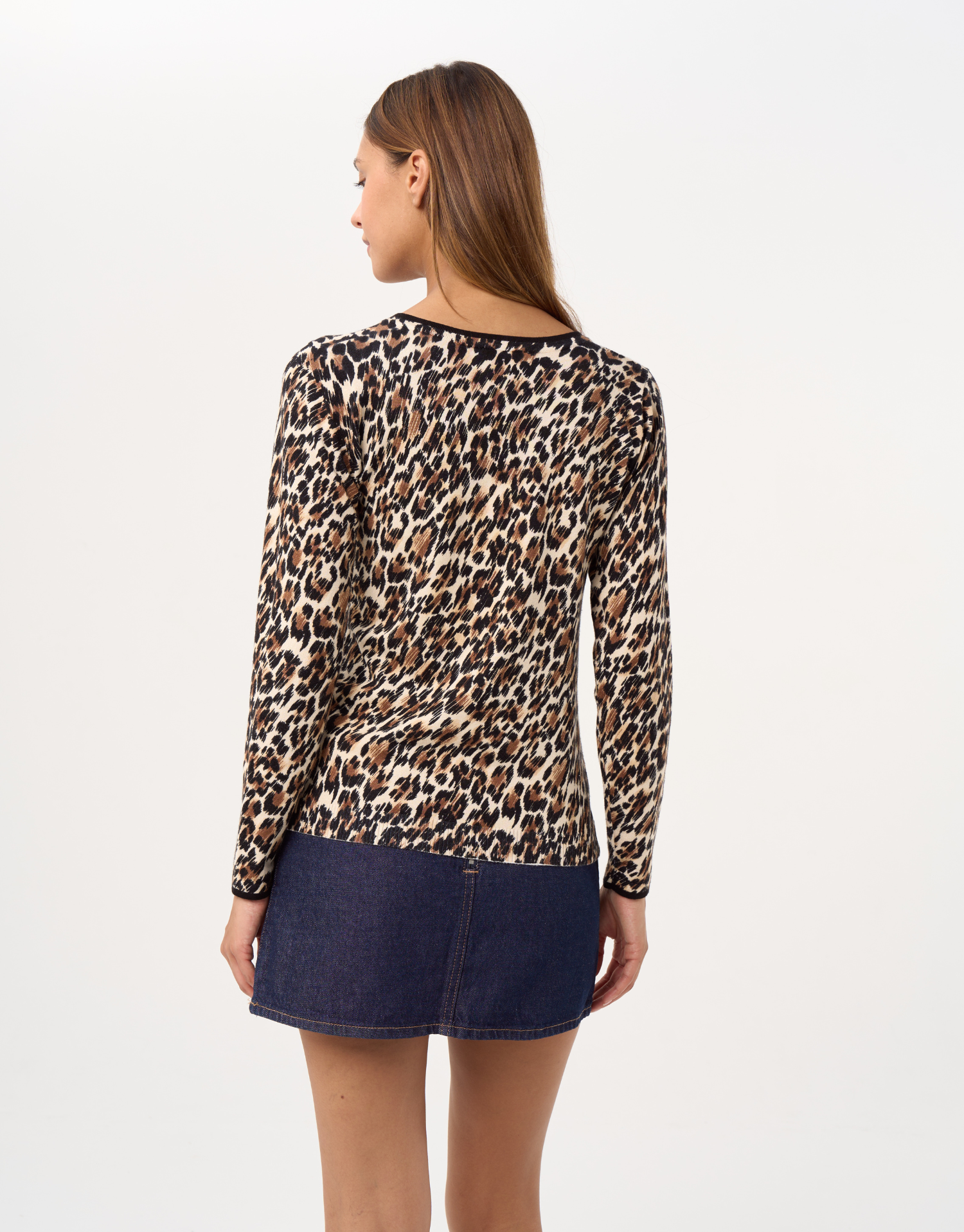 Women's leopard print top
