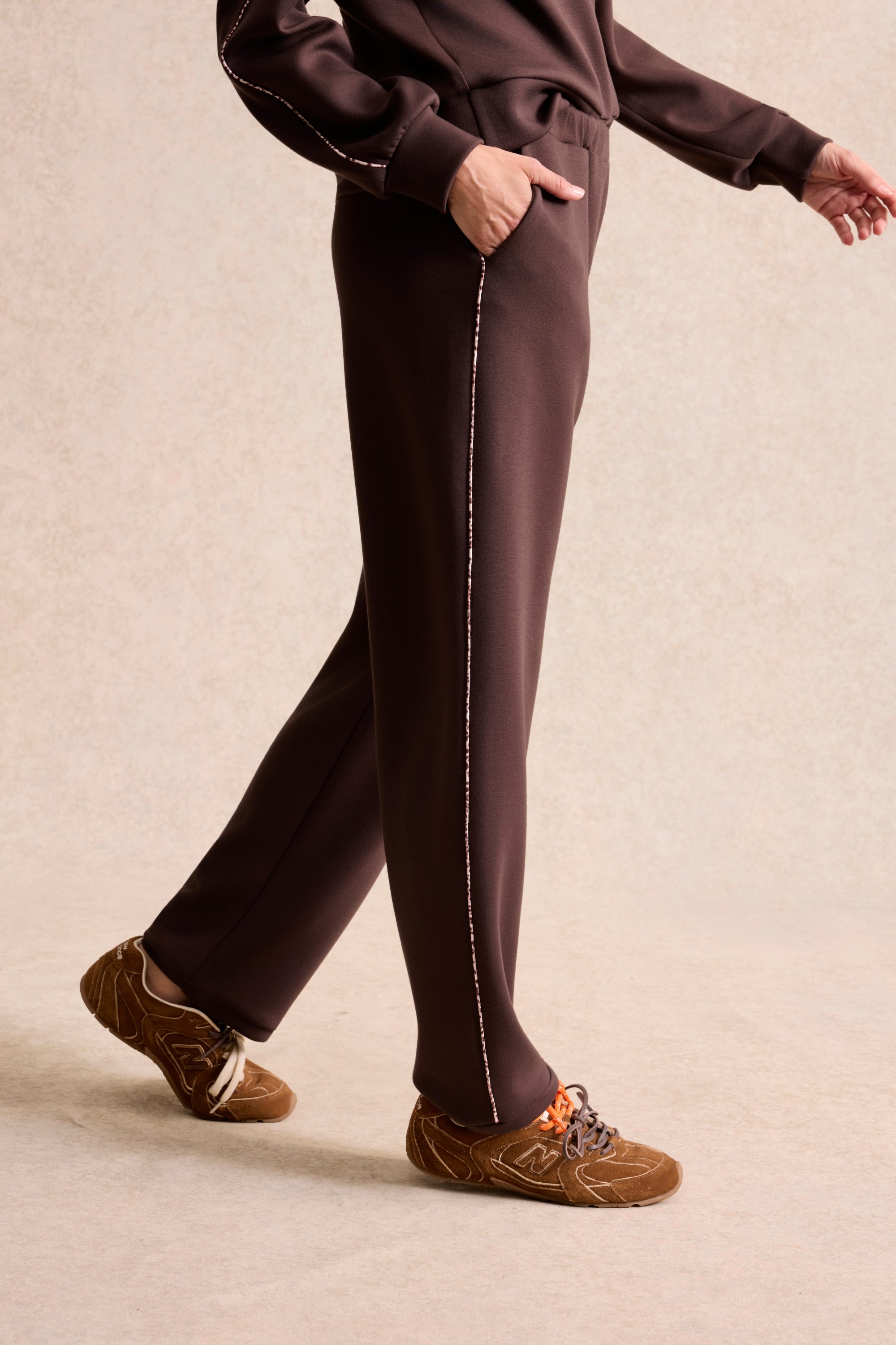 Pantalon jogging marron