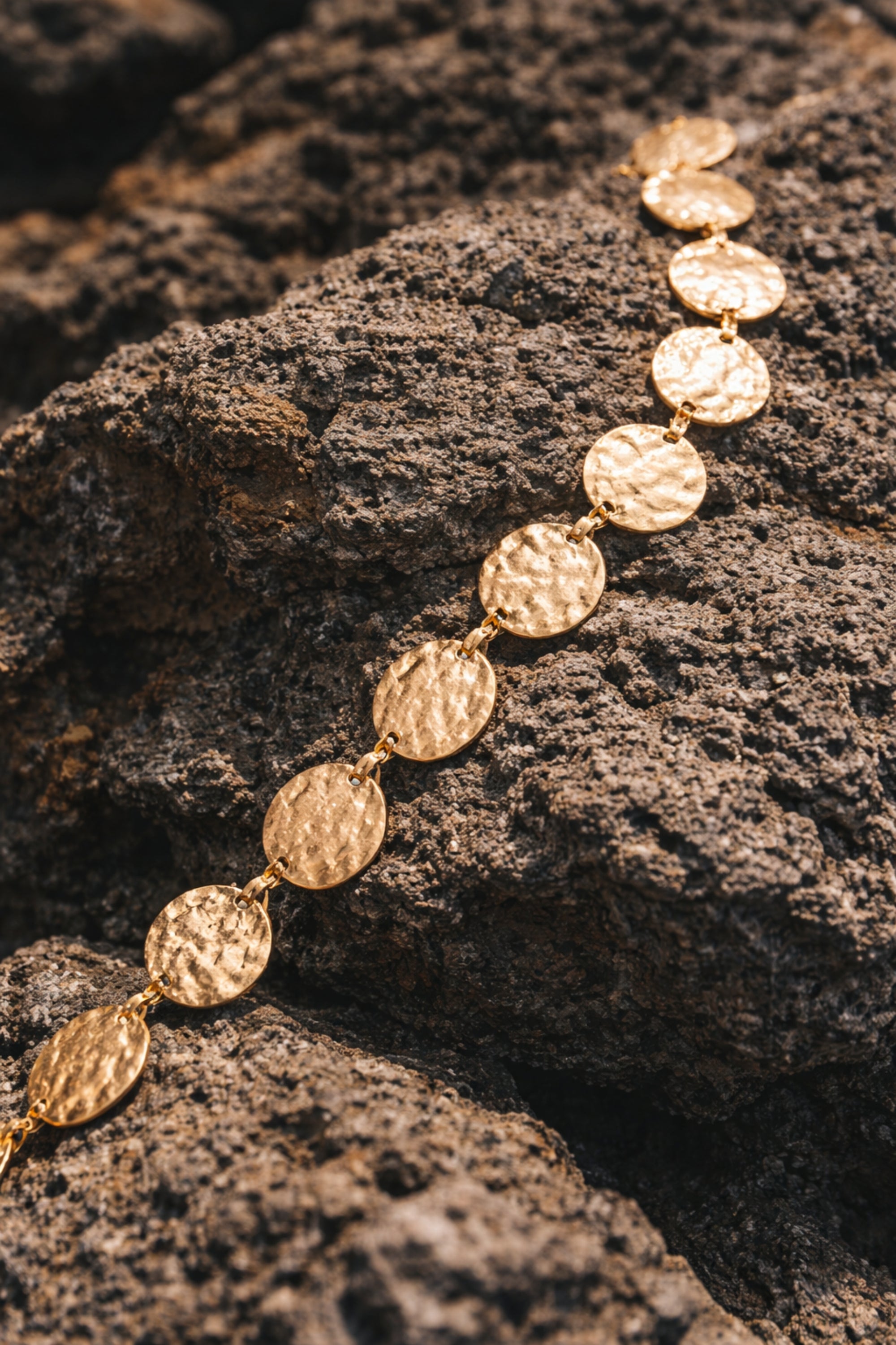 Ceinture dorée en zinc