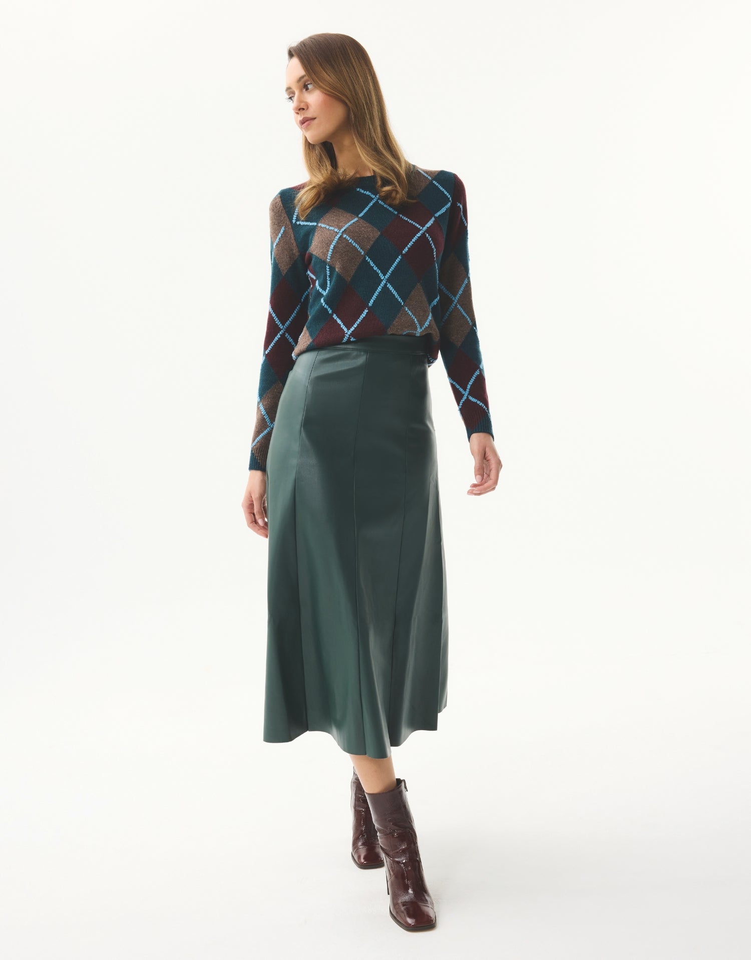 Trui van wol en kasjmier