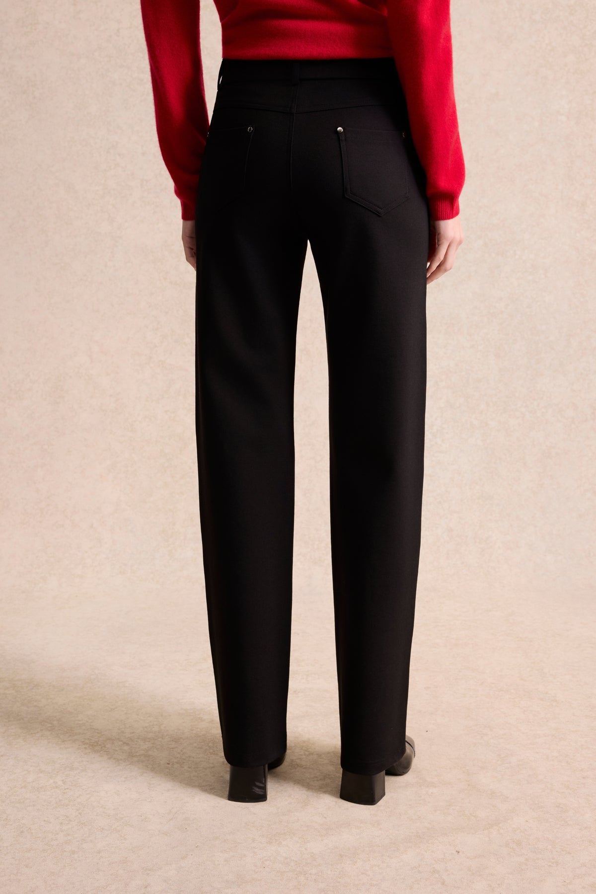 Pantalon droit noir