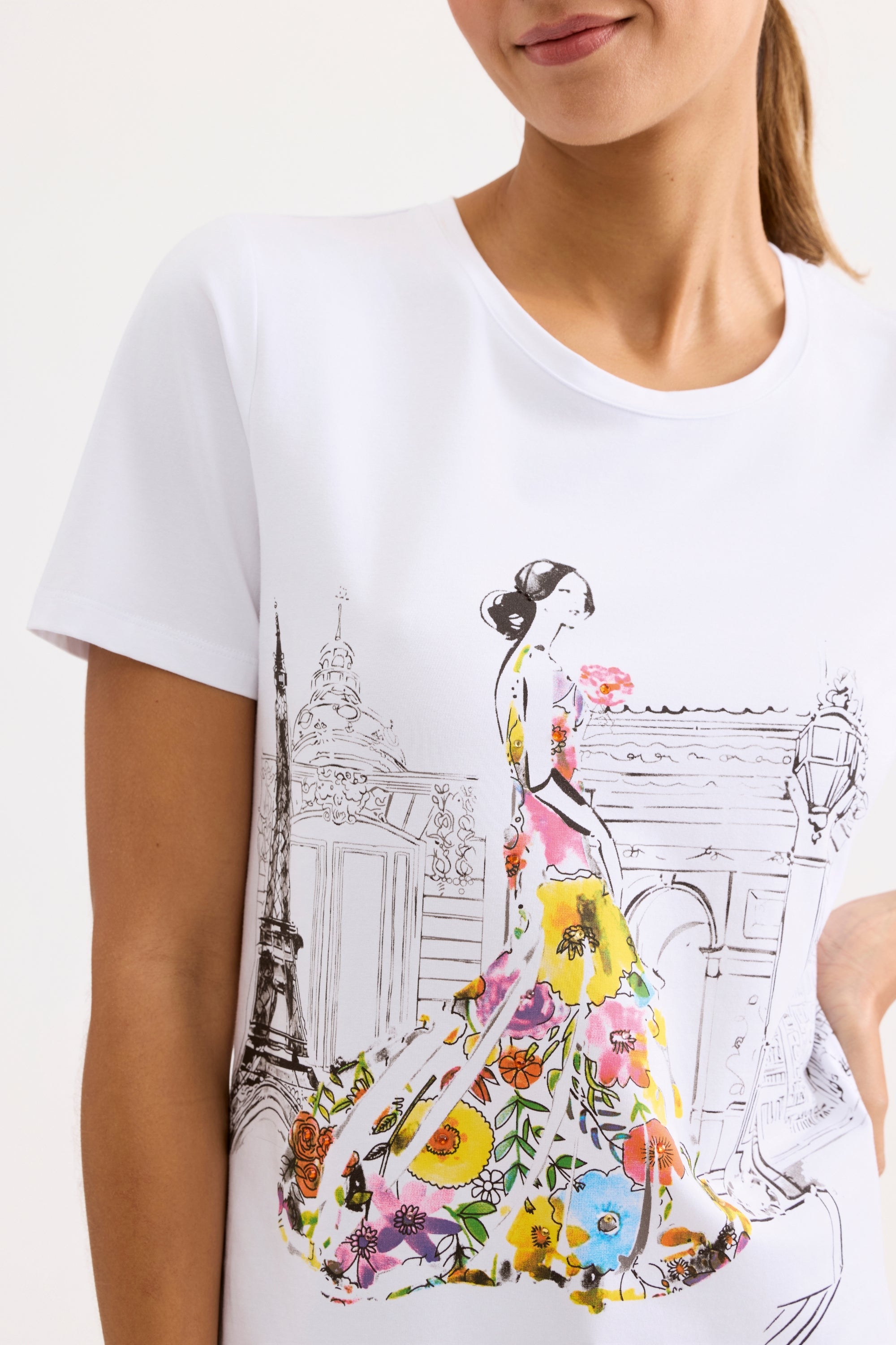T-shirt imprimé en coton