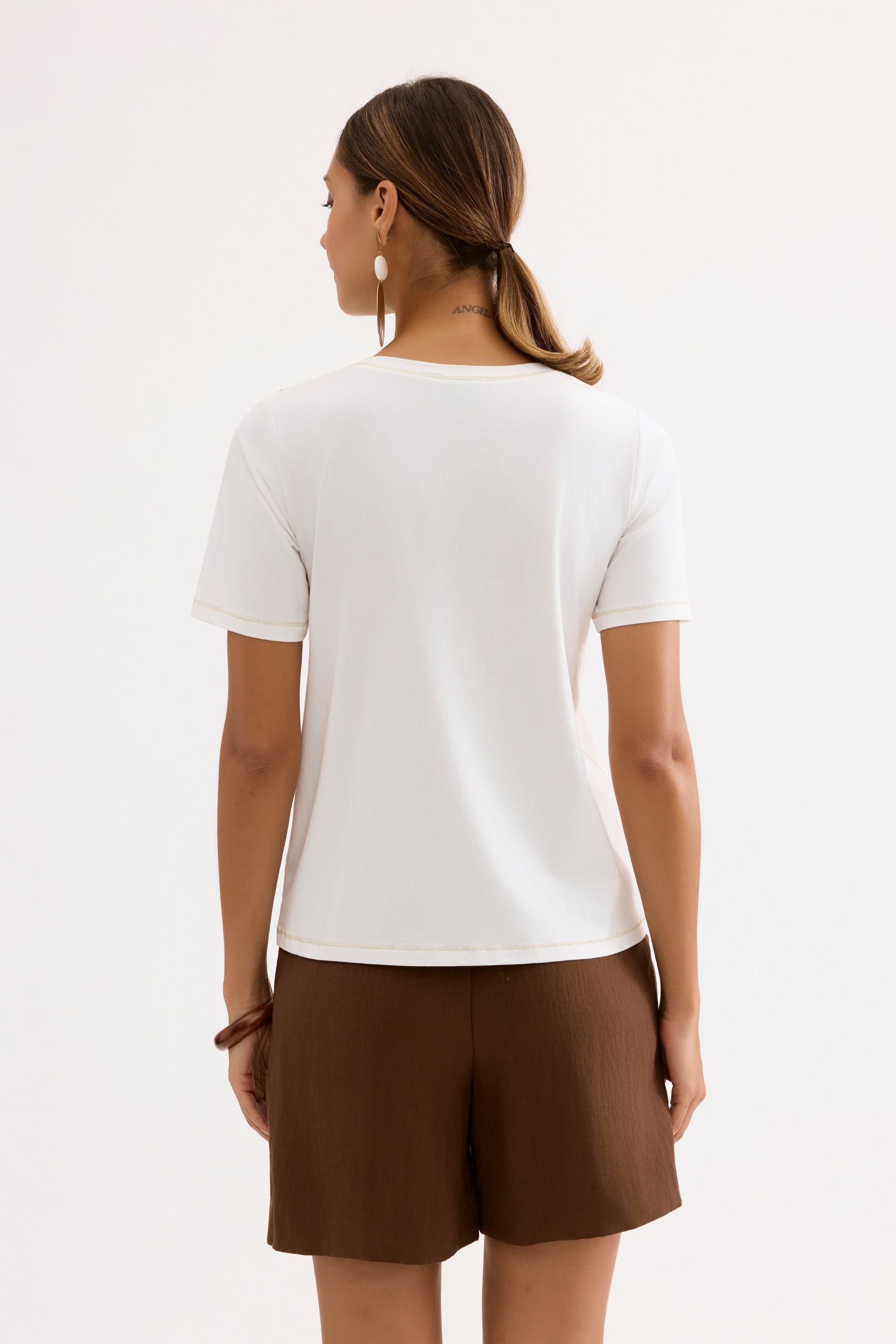 T-shirt imprimé en coton