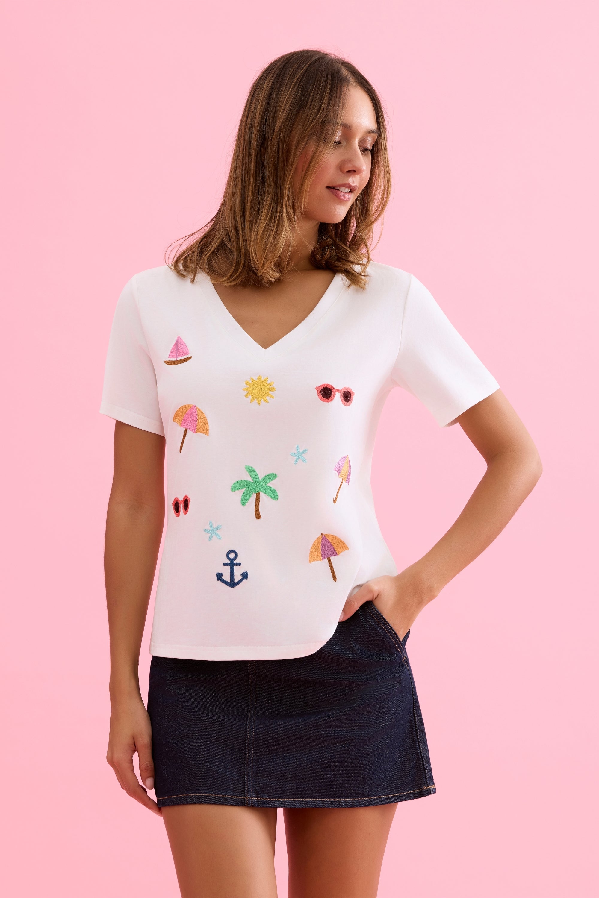 T-shirt motifs estivaux