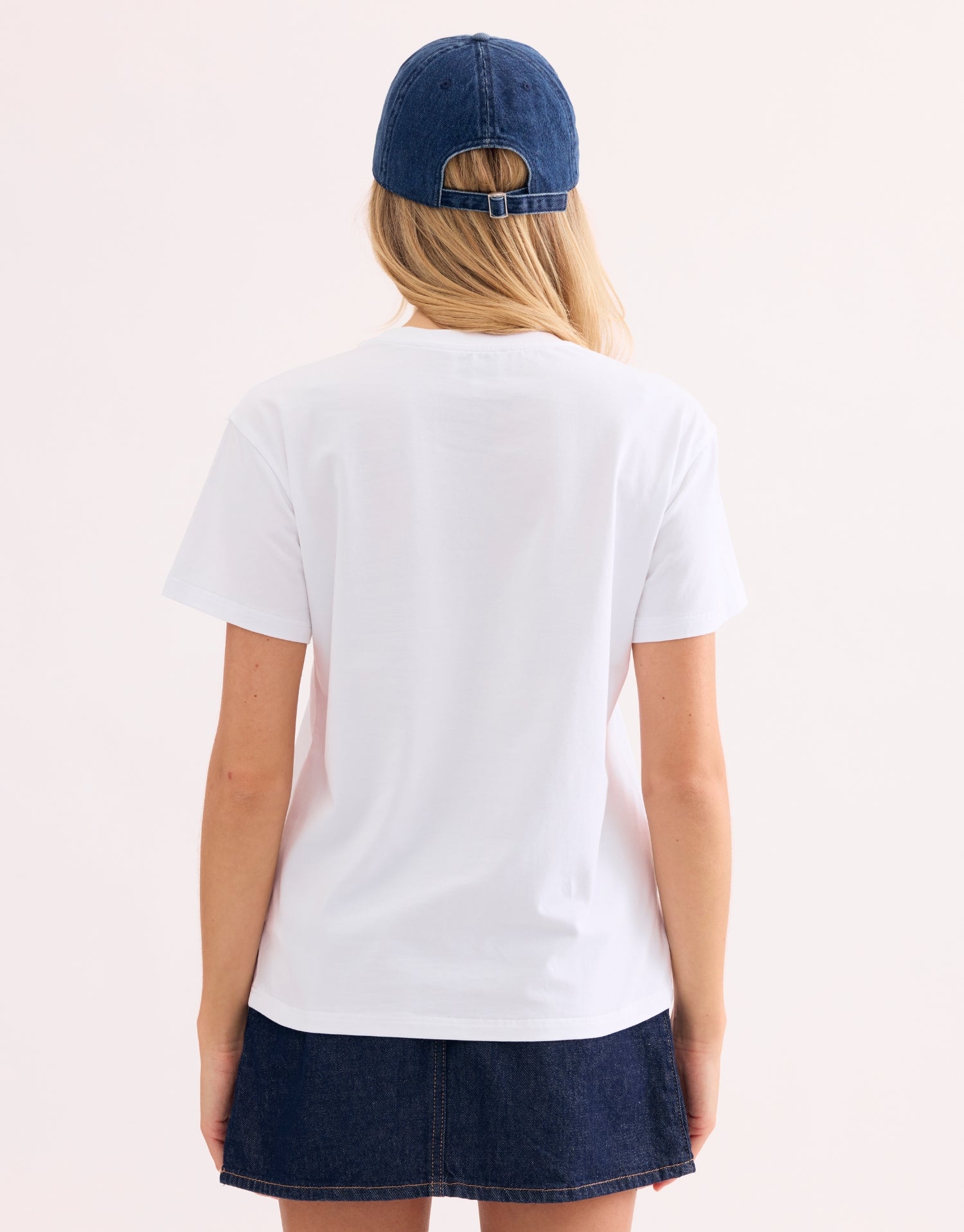 T-shirt oversize imprimé félin arty blanc