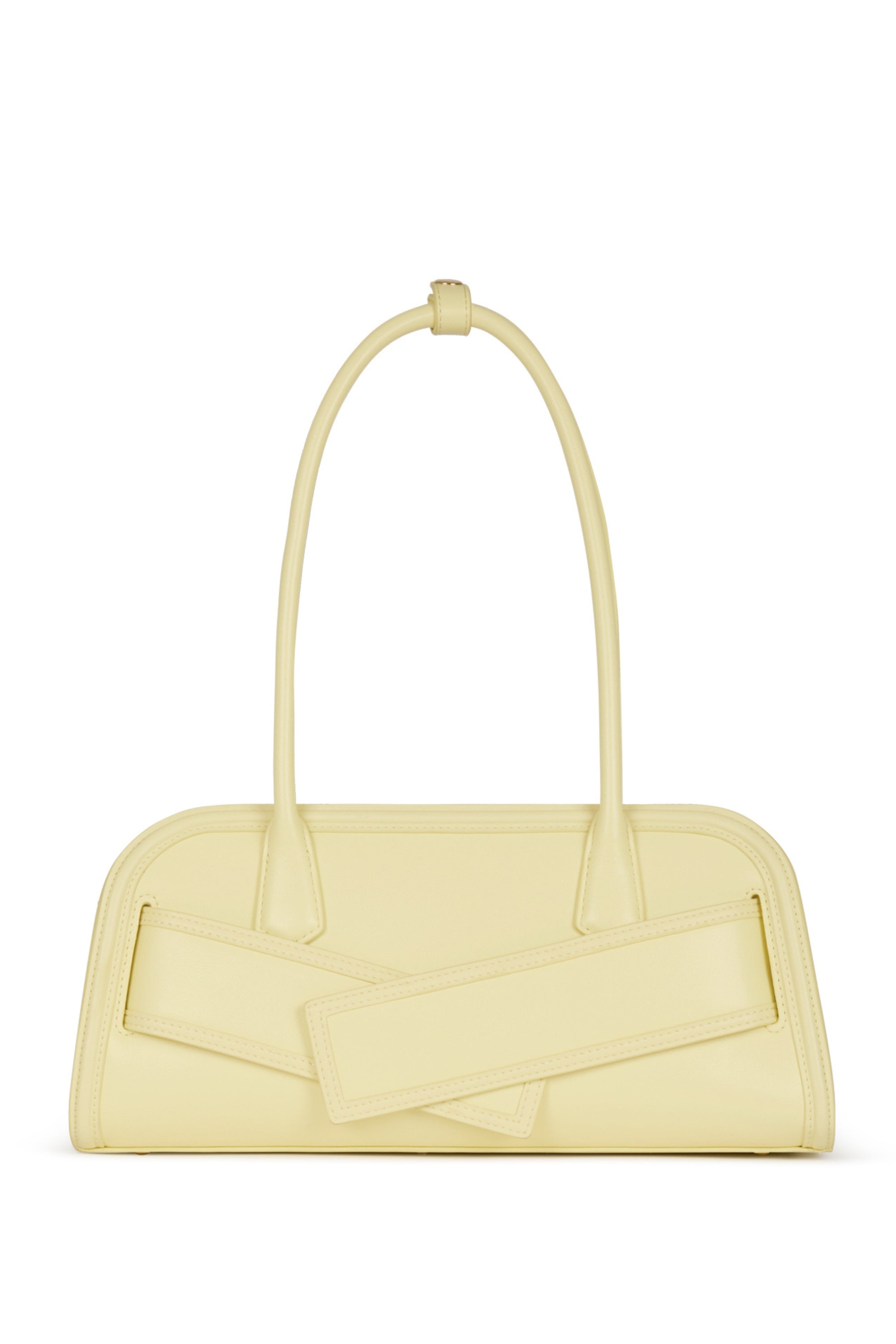 Sac Lili en cuir de couleur jaune