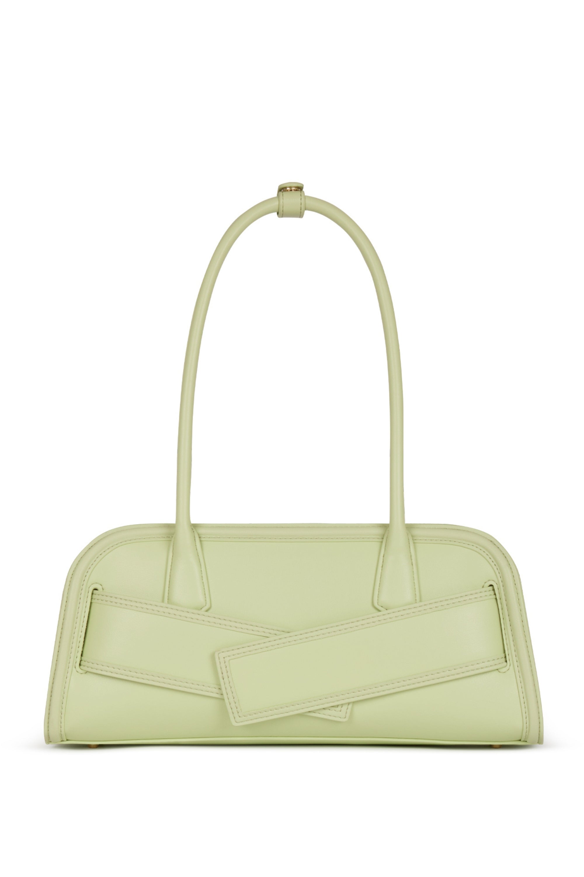 Sac Lili en cuir de couleur anis