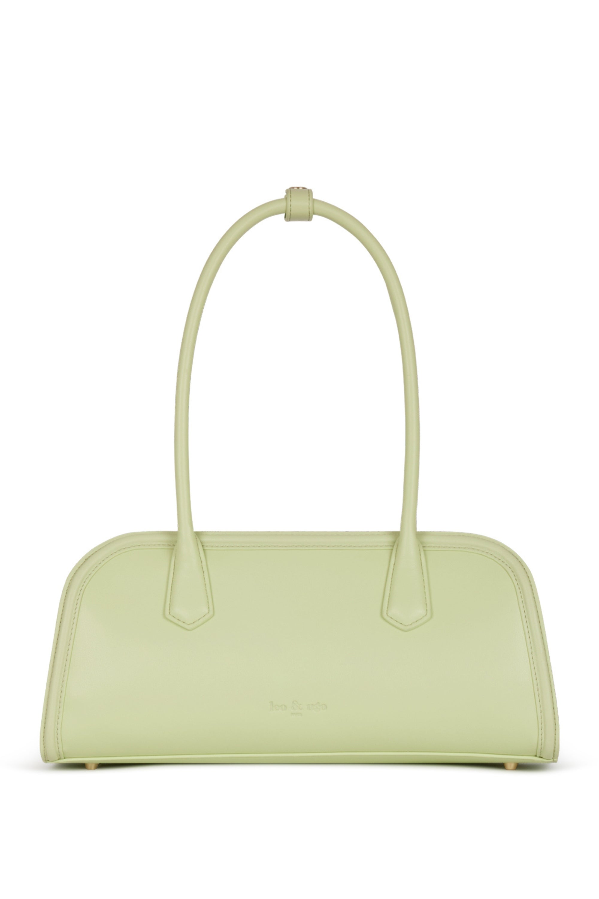 Sac Lili en cuir de couleur anis