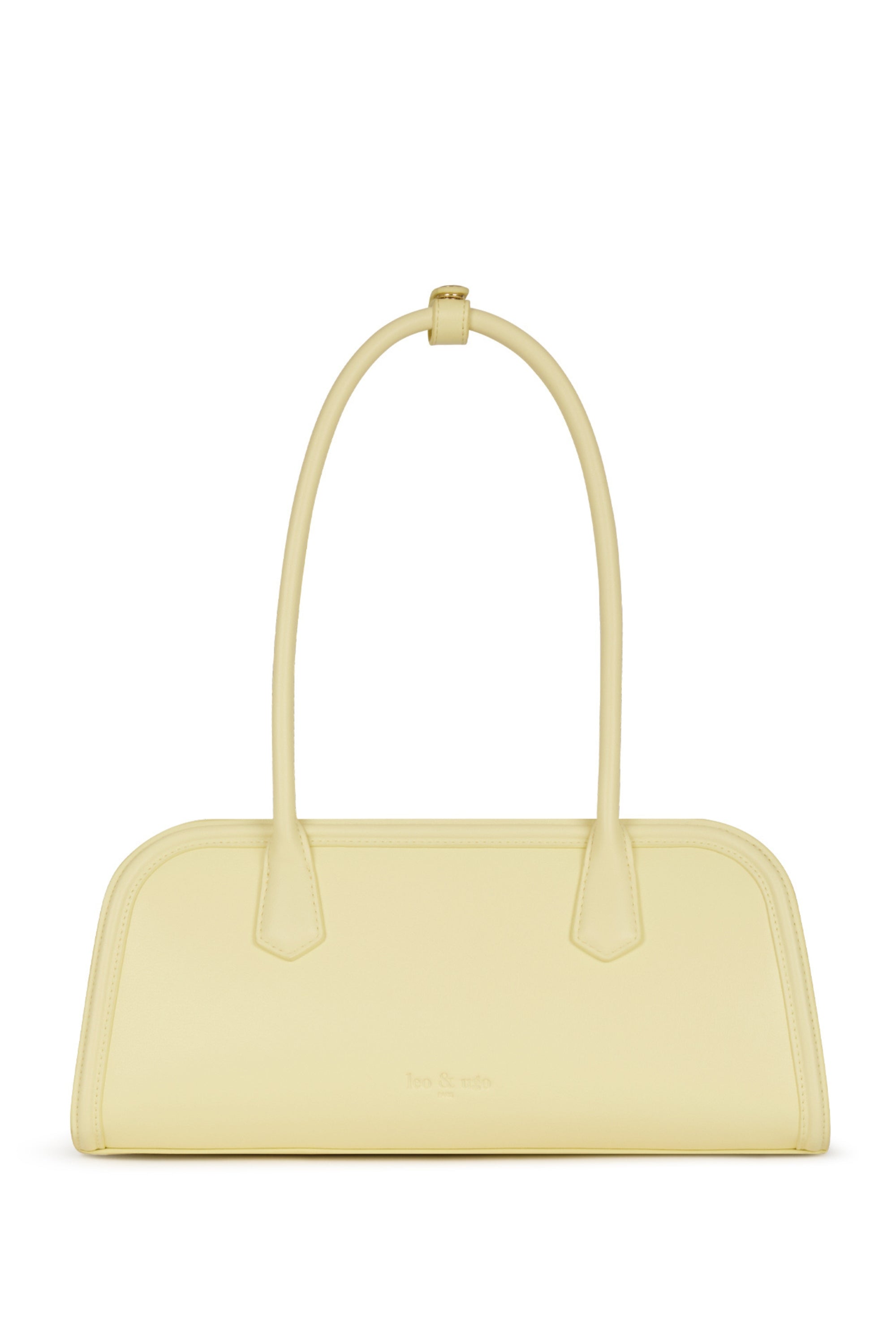 Sac Lili en cuir de couleur jaune