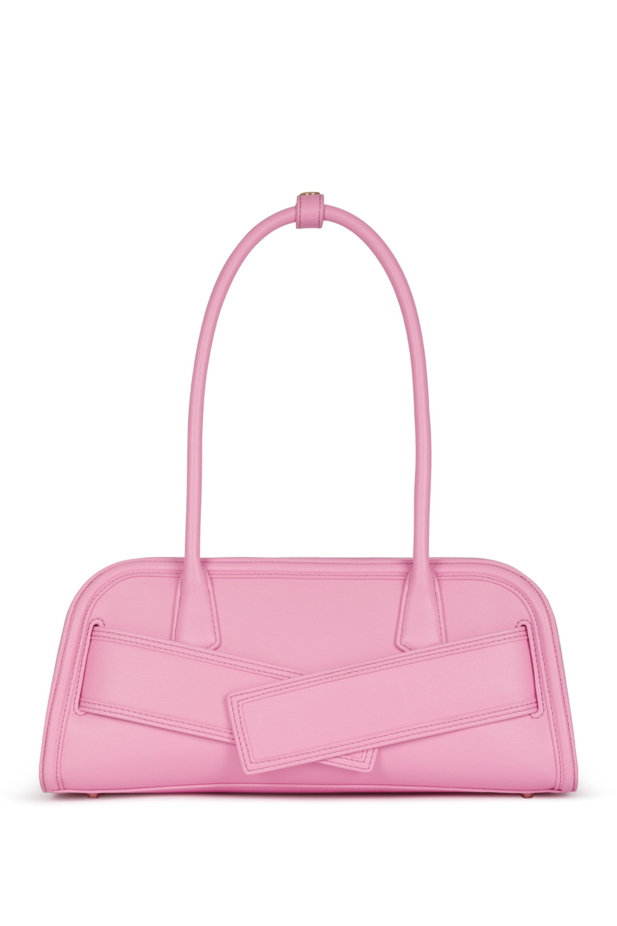 Sac Lili en cuir de couleur rose