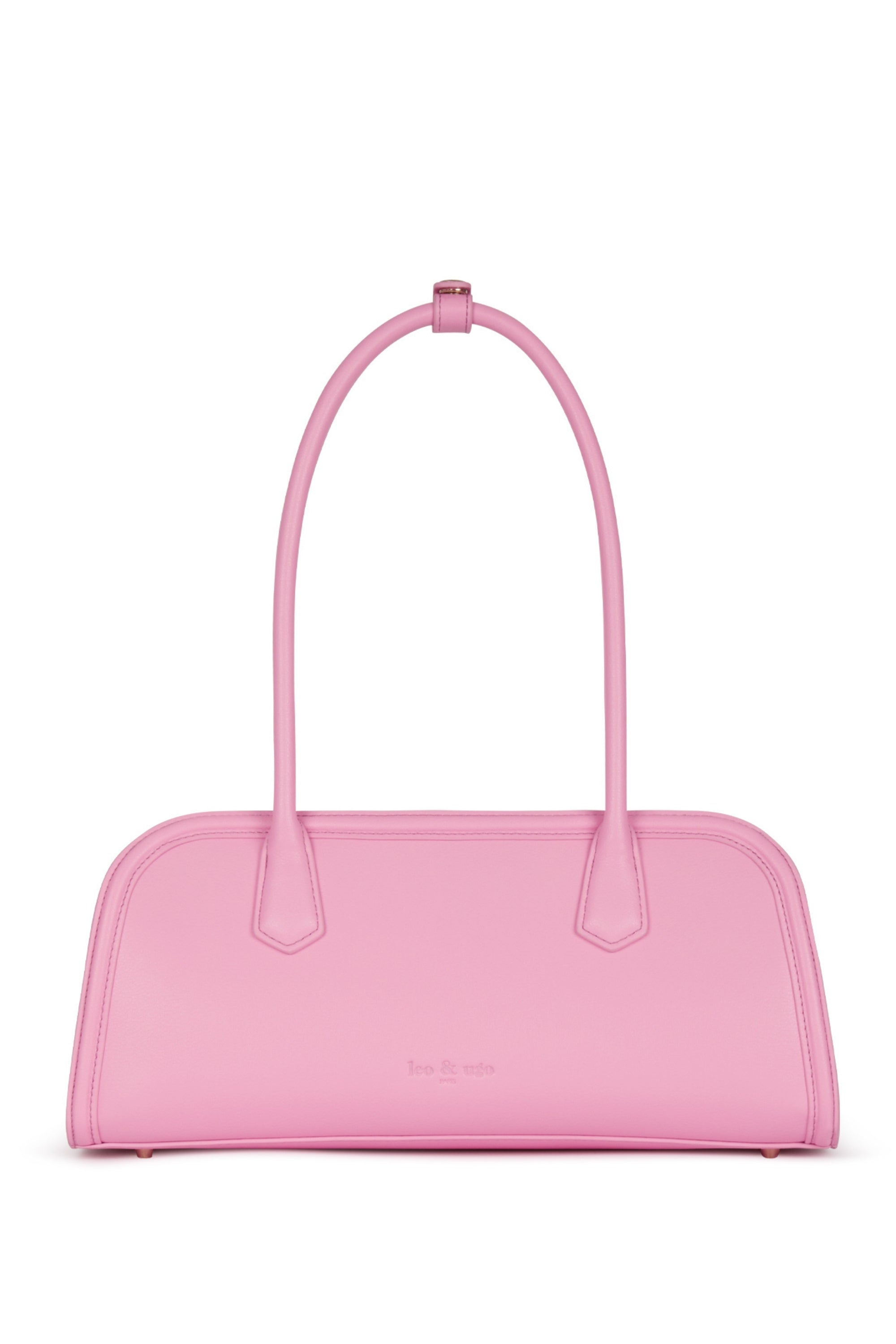 Sac Lili en cuir de couleur rose