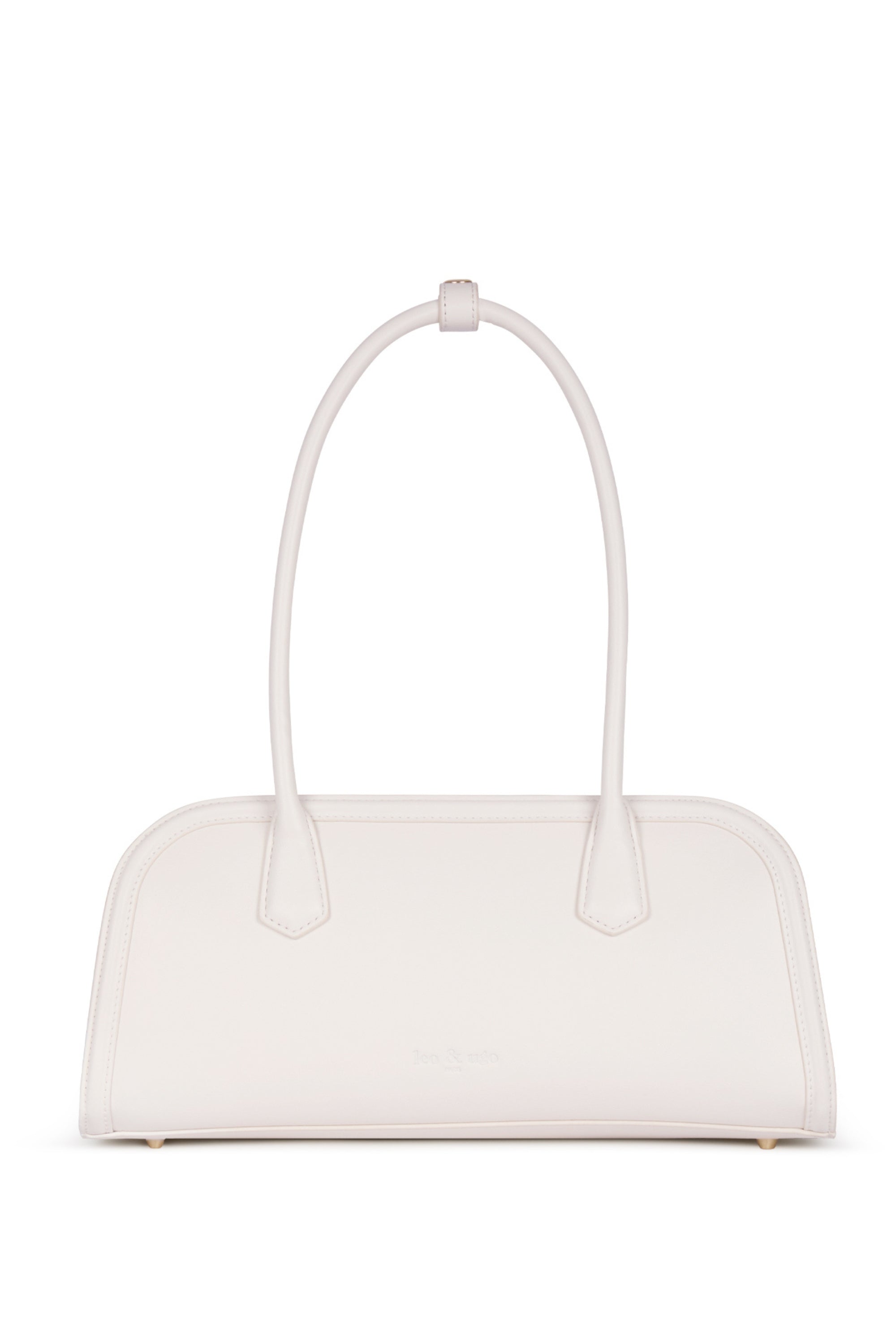 Sac Lili en cuir de couleur craie